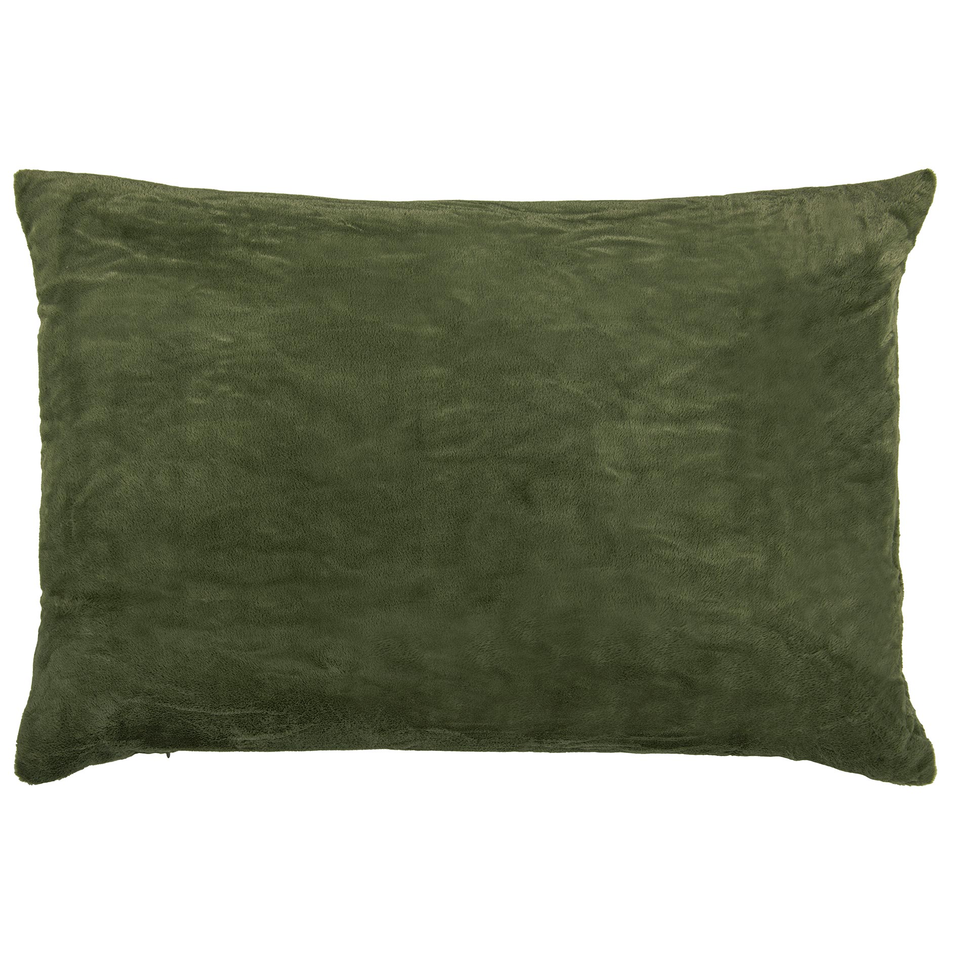 Kissen - olive - Rabbit Fake Fur - 70x50 cm