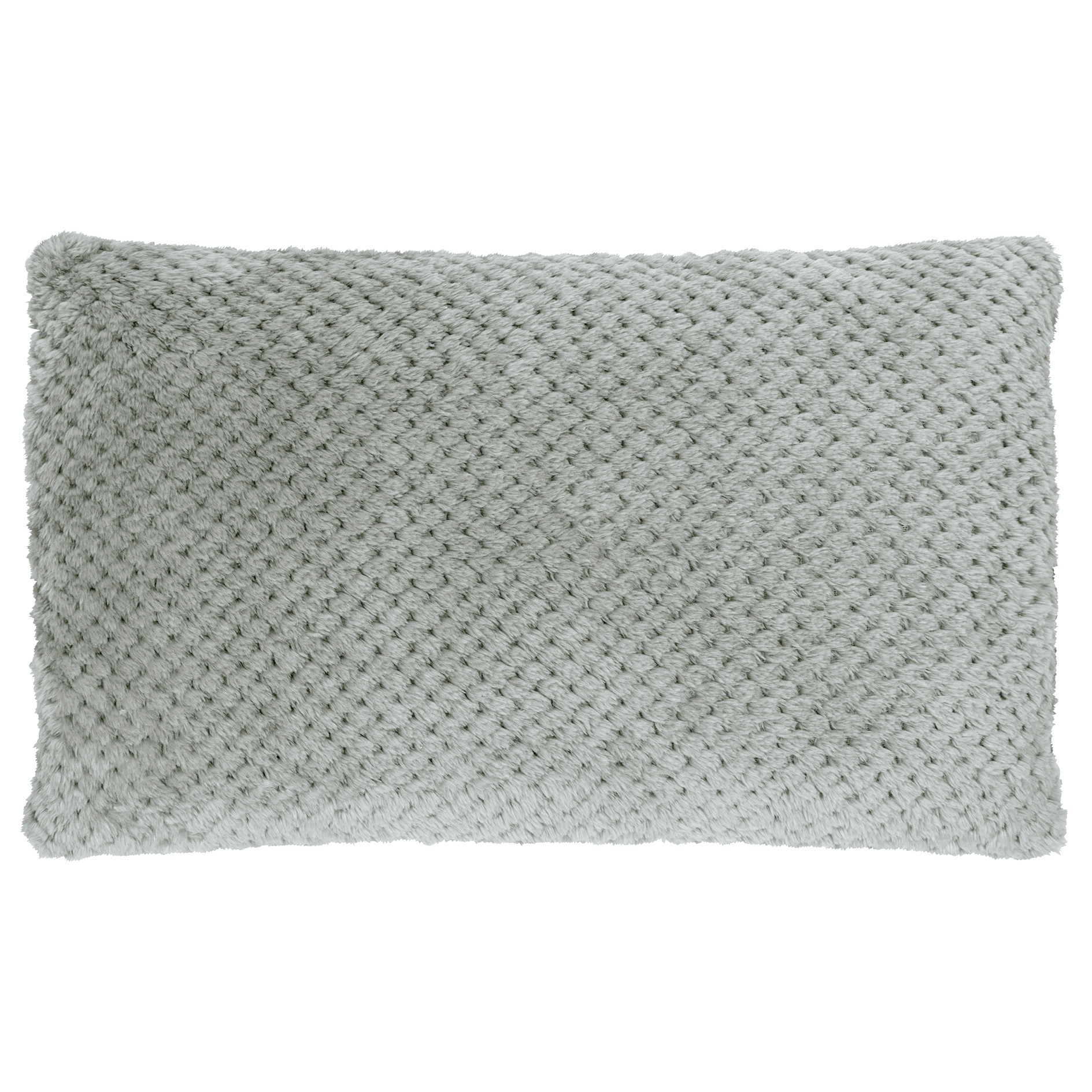 Kissen - silbergrau - 40x25 cm