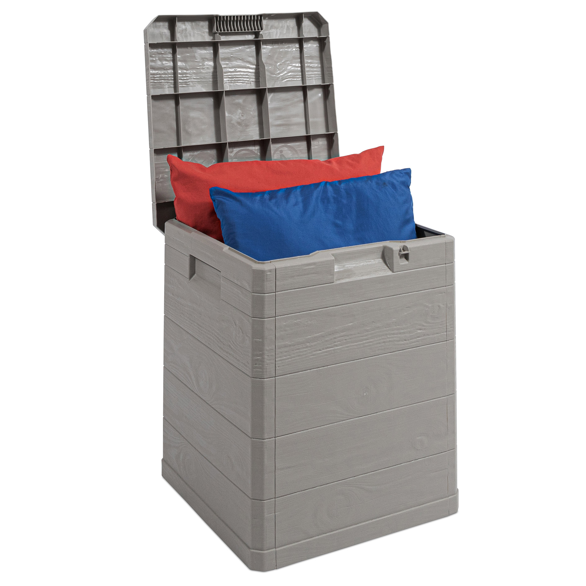 Kissenbox - grau - 90 Liter