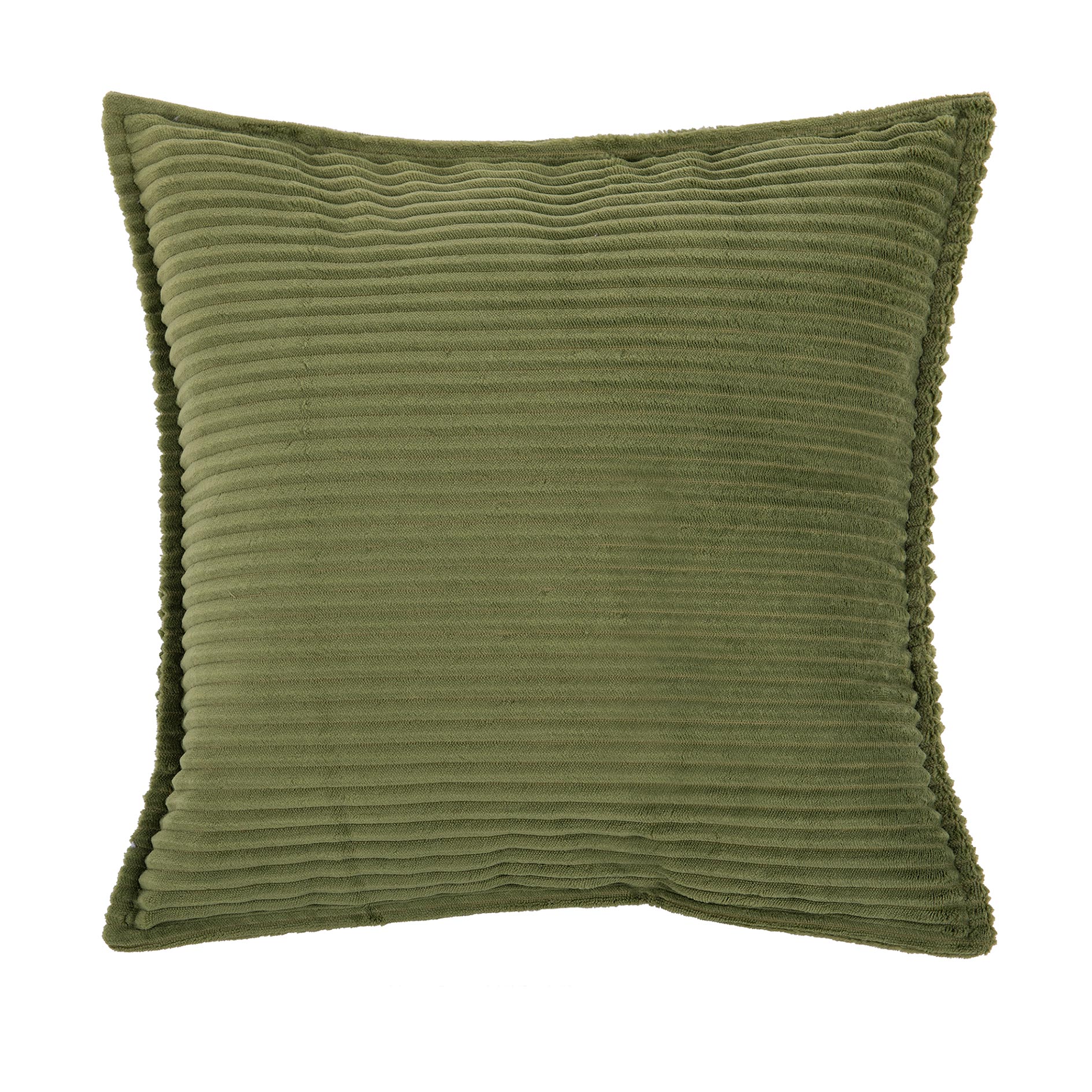 Kissenhülle - olive - Cord - 40x40 cm