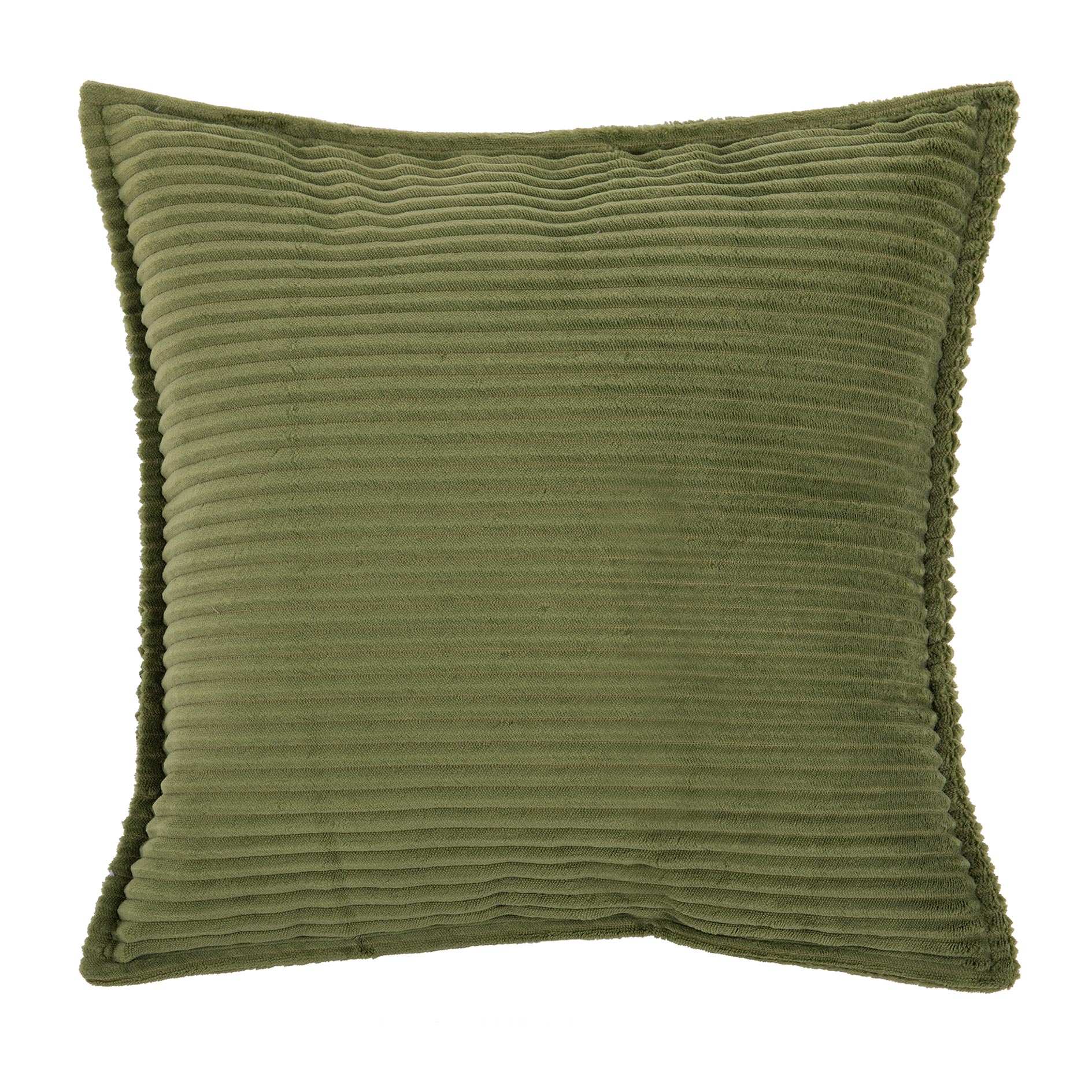Kissenhülle - olive - Cord - 45x45 cm