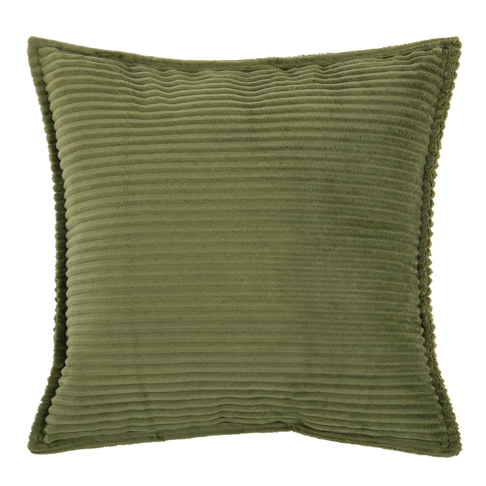 Kissenhülle - olive - Cord - 60x60 cm