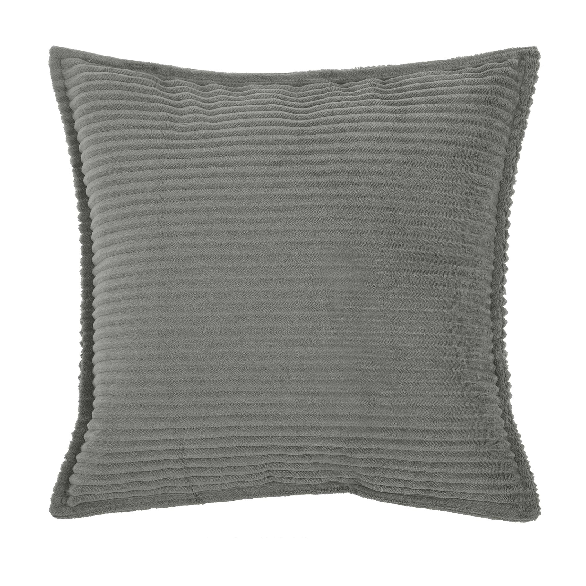Kissenhülle - silber - Cord - 40x40 cm