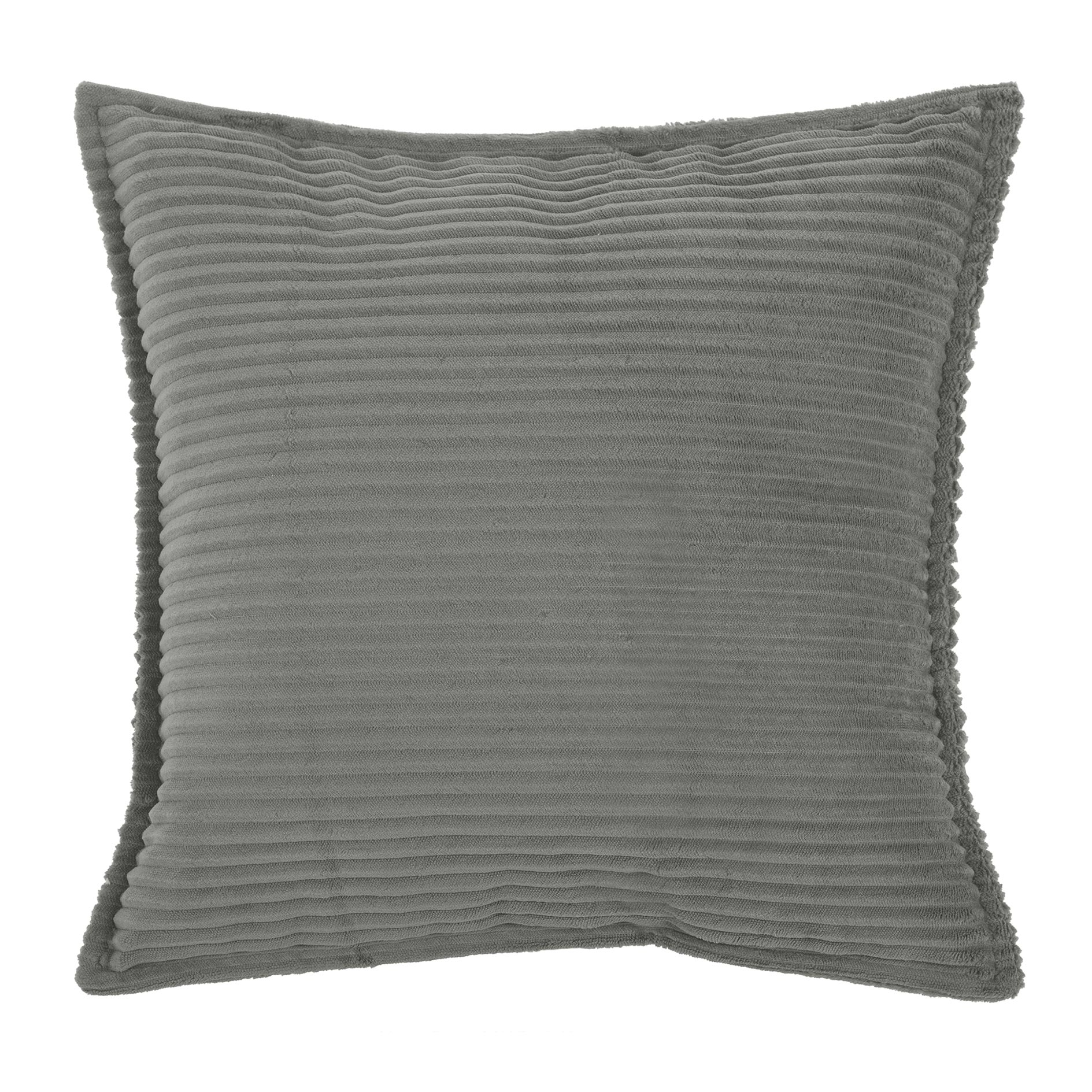 Kissenhülle - silber - Cord - 45x45 cm