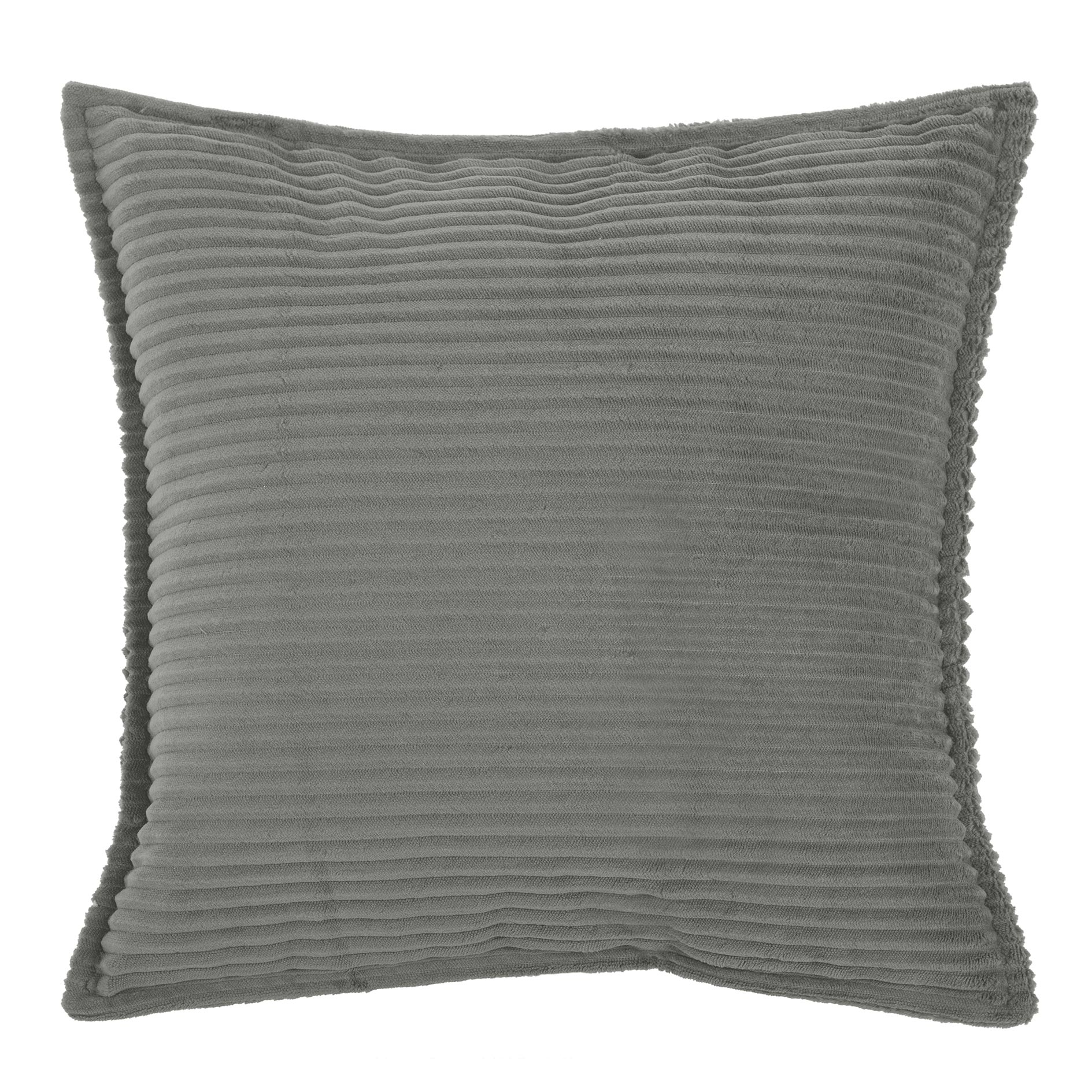 Kissenhülle - silber - Cord - 60x60 cm