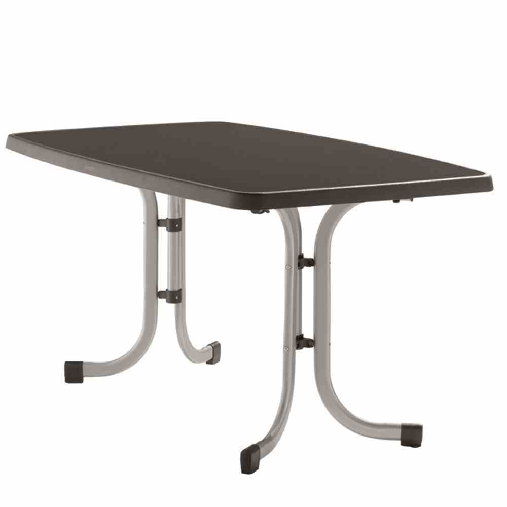 Klapptisch BOULEVARD - graphit - Stahl - 150x90 cm