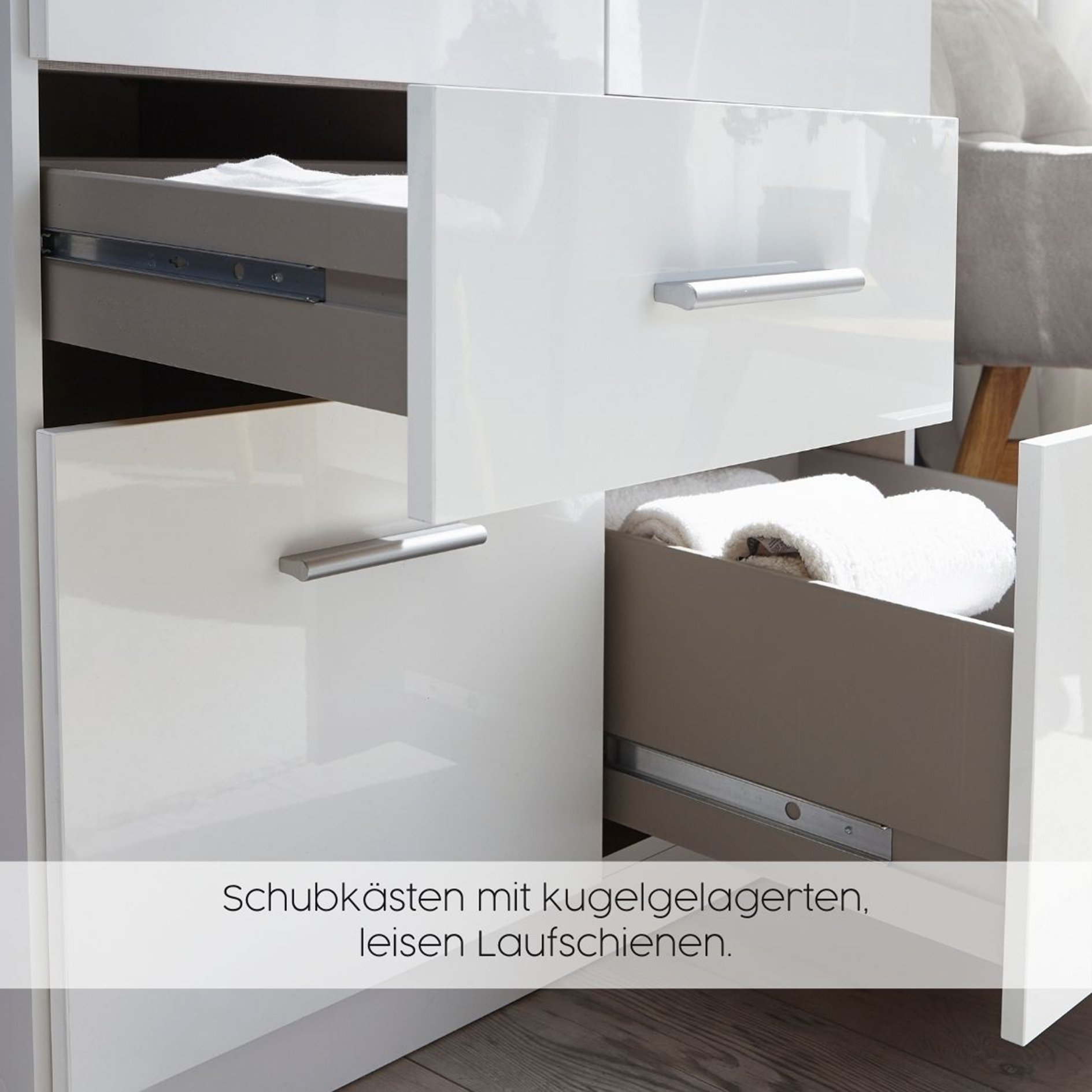 Kleiderschrank - alpinweiß - Sonoma Eiche - 181 cm breit