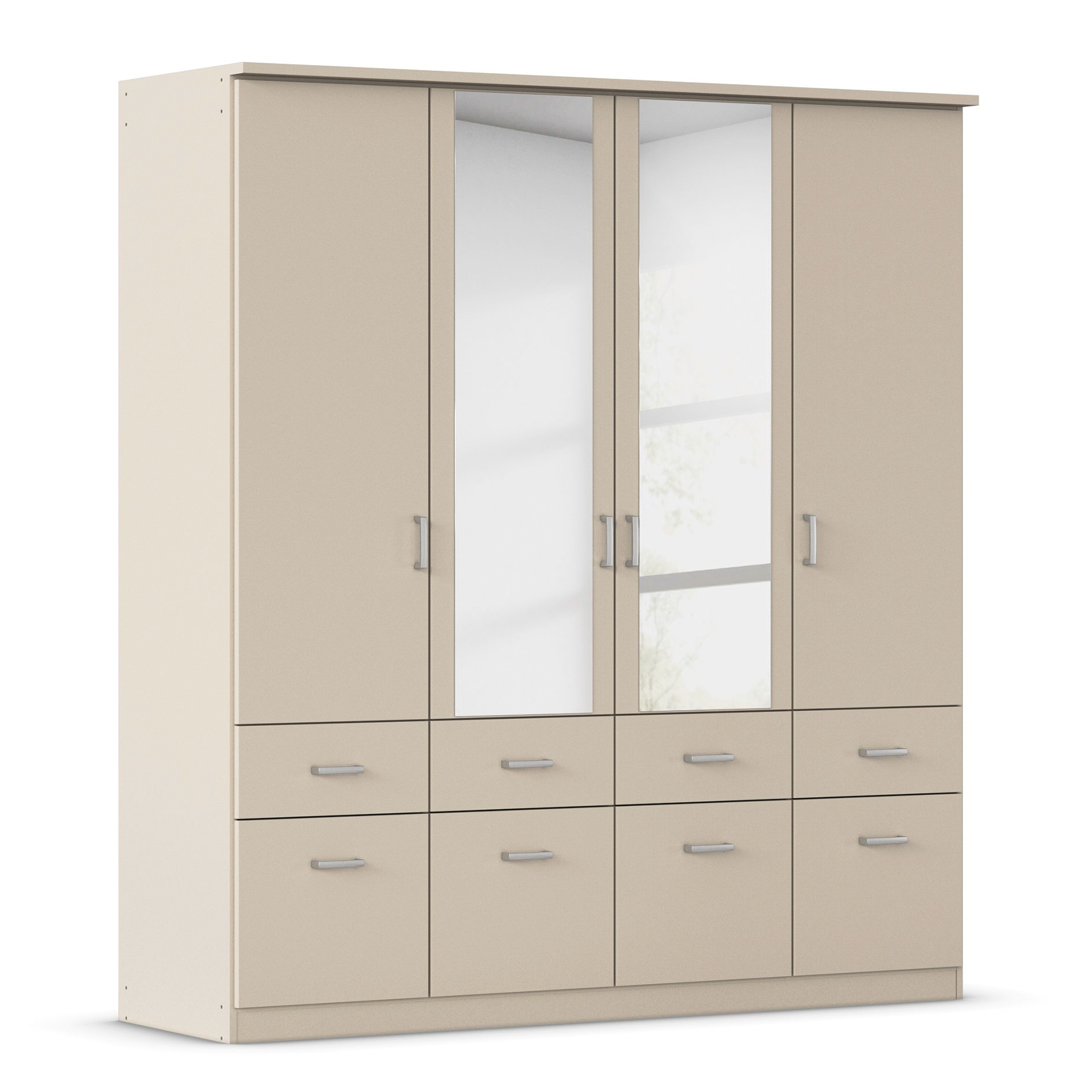 Kleiderschrank - champagner - 181 cm breit
