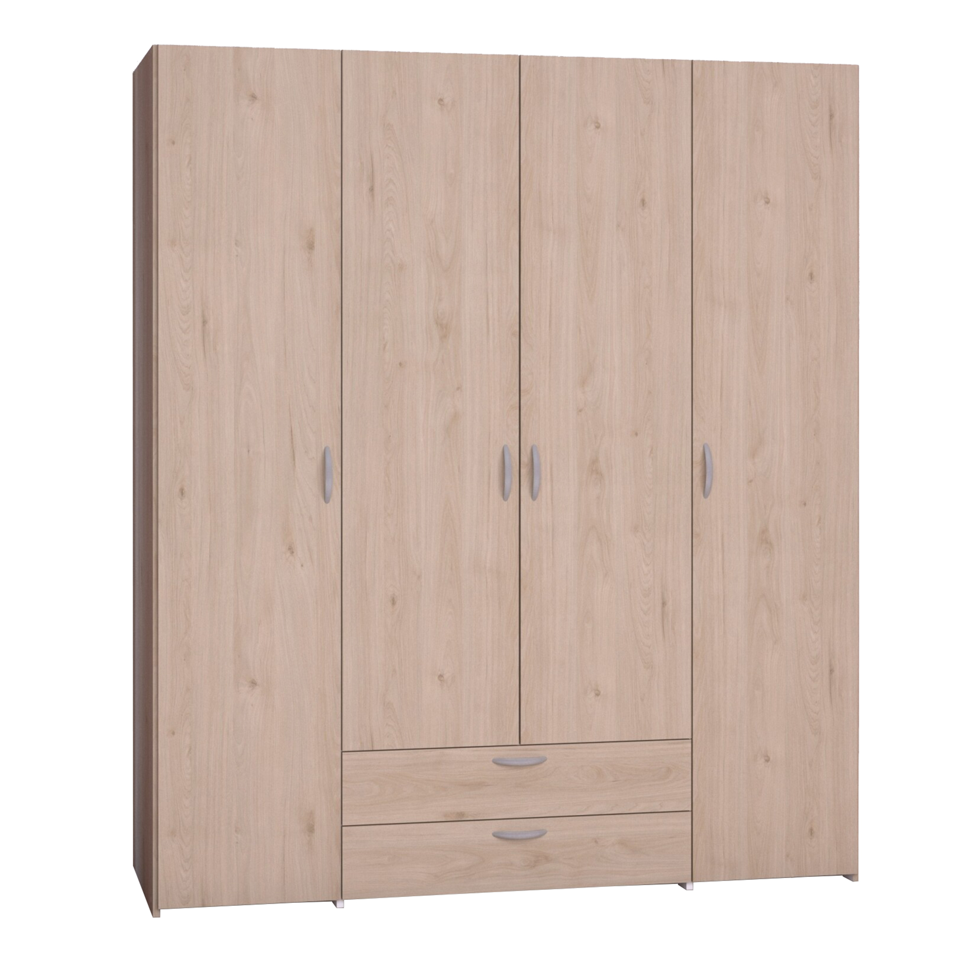 Kleiderschrank DAILY 11 - Jackson Eiche - 4 Türen - 160 cm breit