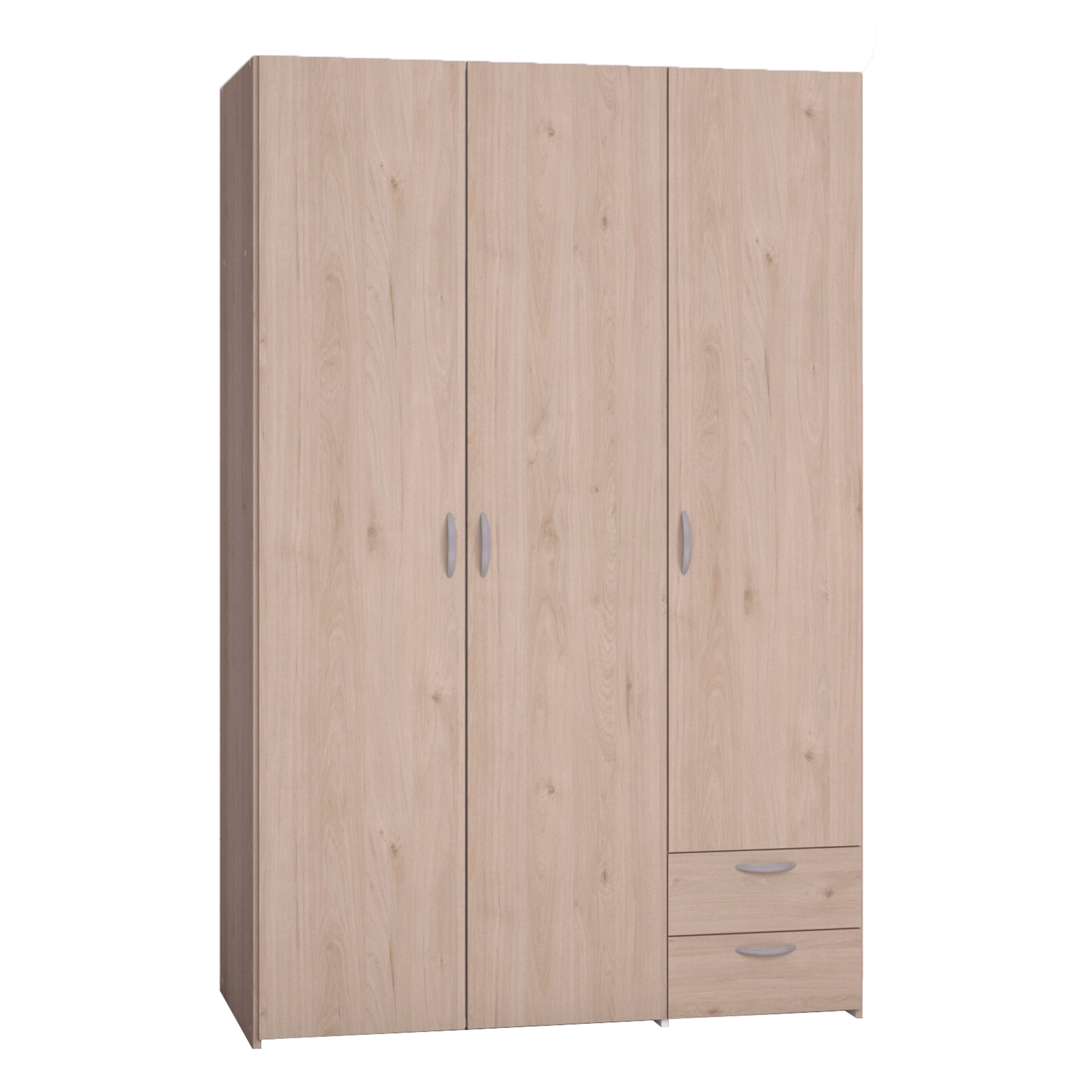 Kleiderschrank DAILY 12 - Jackson Eiche - 3 Türen - 120 cm breit