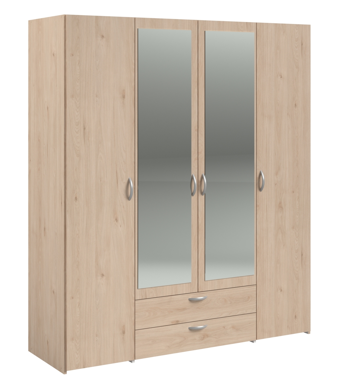 Kleiderschrank DAILY 13 - Jackson Eiche - 4-türig - 160 cm breit