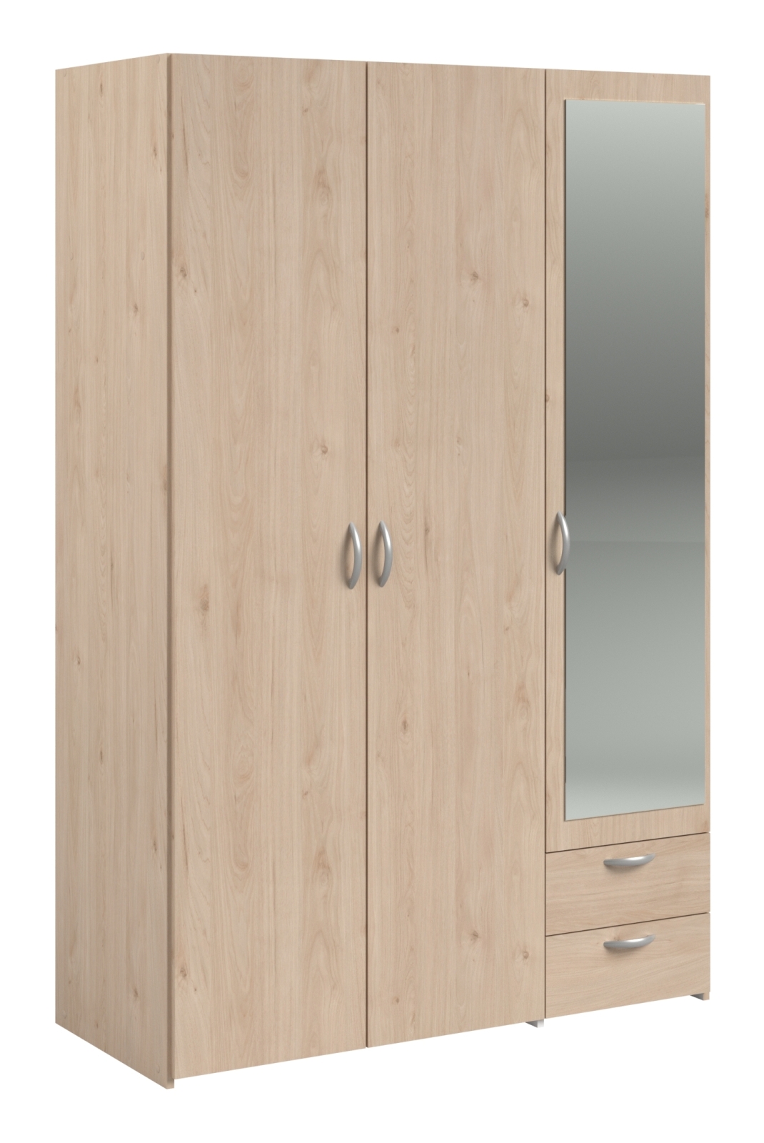 kleiderschrank daily 14 - jackson eiche - 3-türig - 120 cm breit