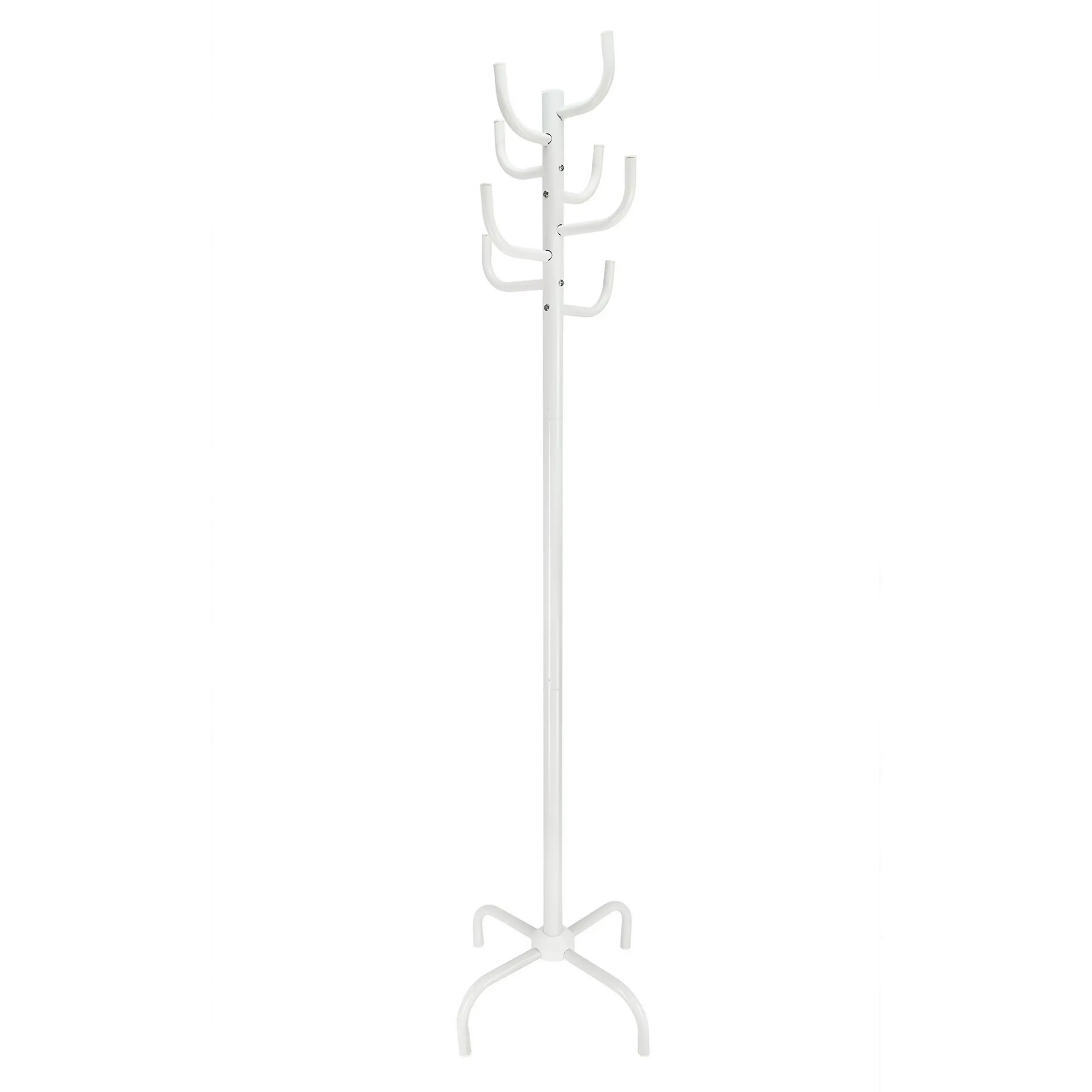 Kleiderständer - weiß - 8 Haken