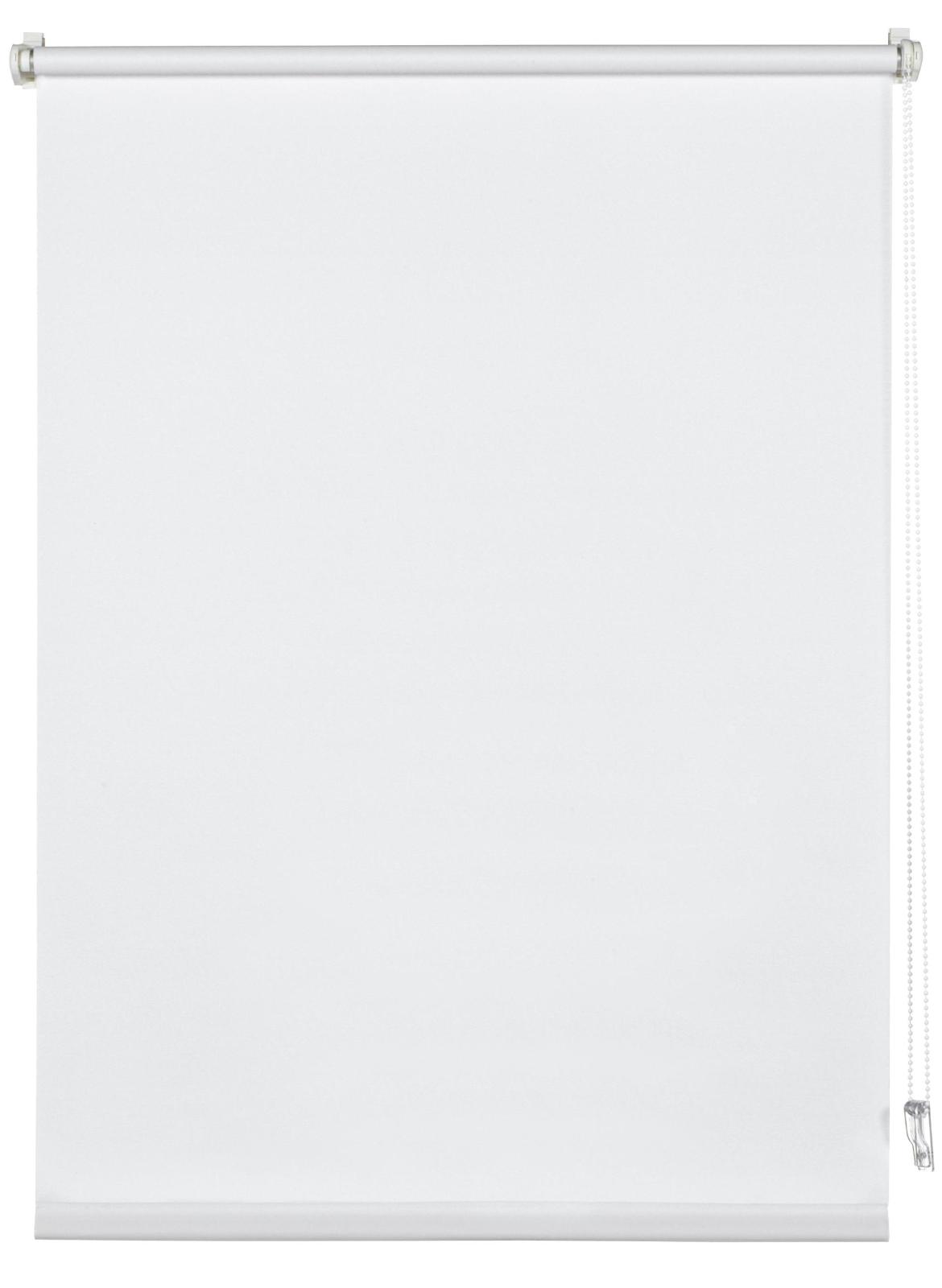 Klemmrollo - weiß - höhenverstellbar - 55 cm breit
