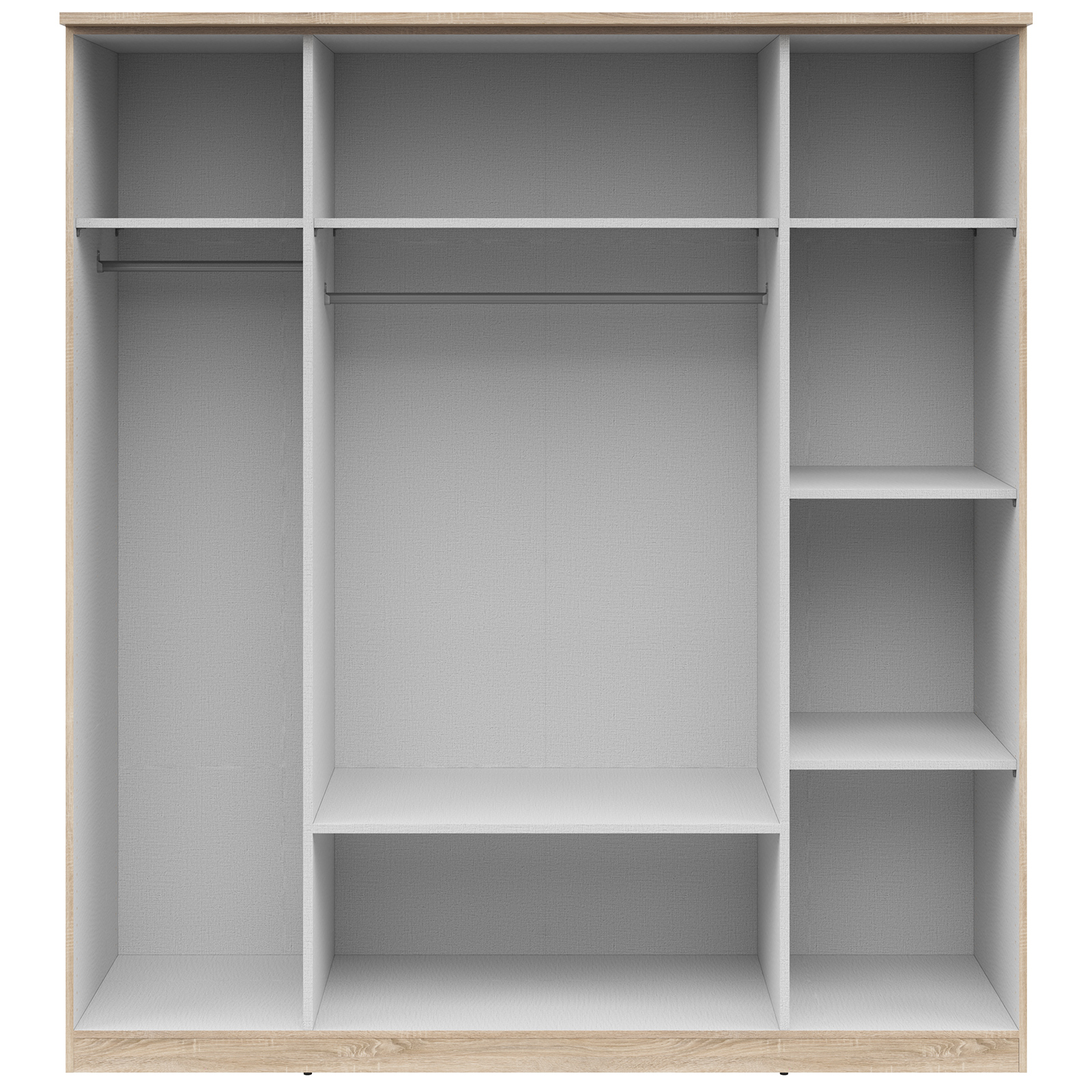 Fabelhafte Kleiderschrank Krefeld Sonoma Eiche Grau 181 Cm Und Bewertung