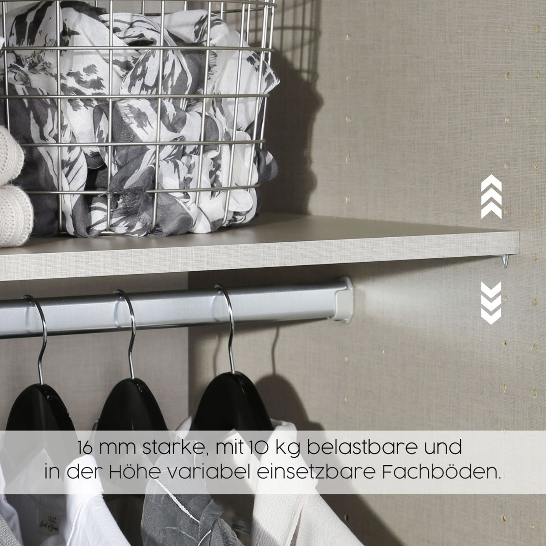 Kombi-Drehtürenschrank - Sonoma Eiche - weiß - 271 cm