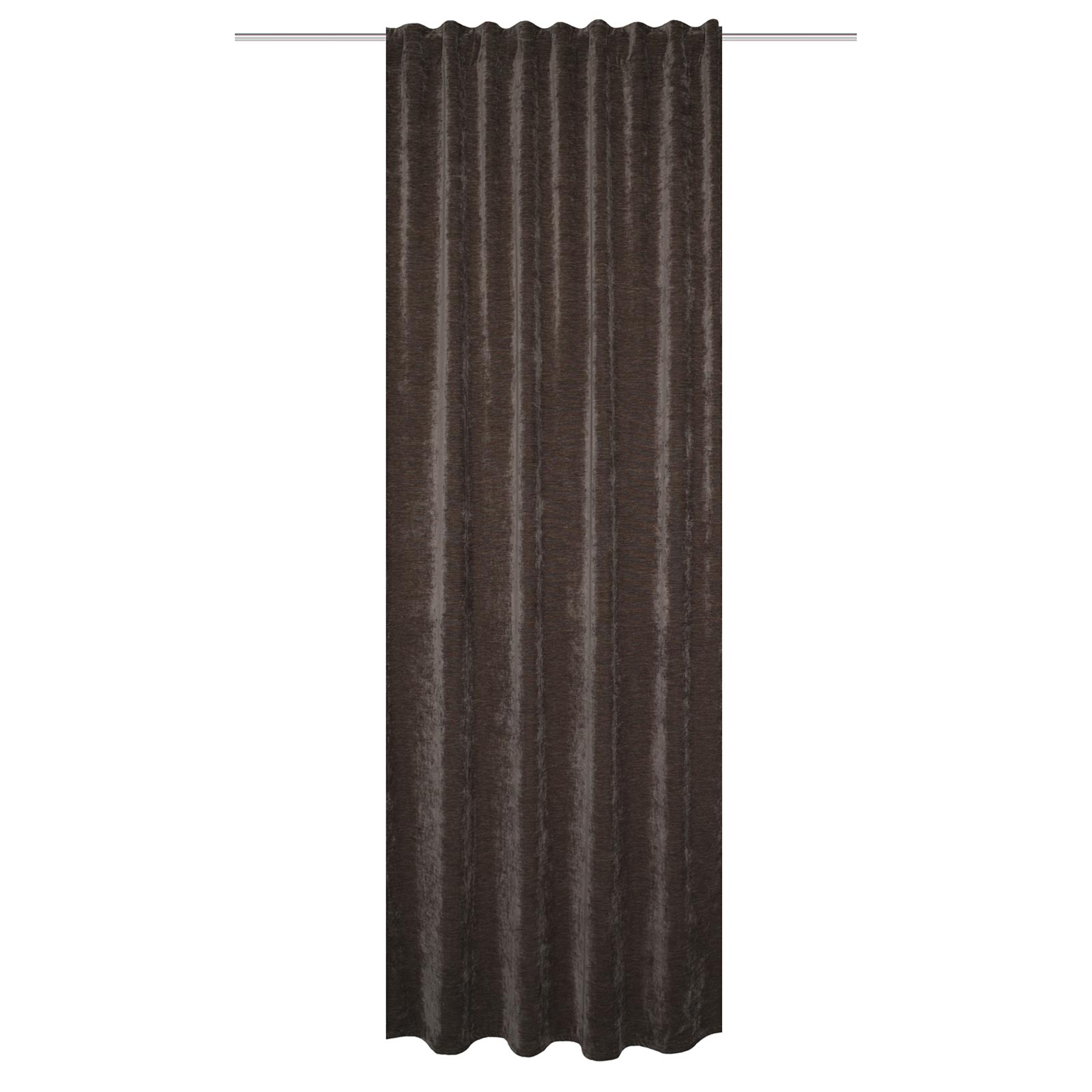Kombibandschal WOLLY - stein - Thermo-Chenille - 265x135 cm