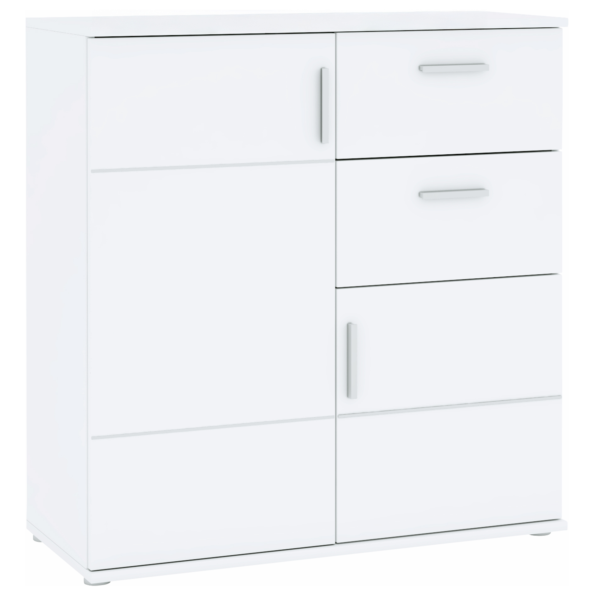 Kommode - Alpinweiß - 88 cm breit