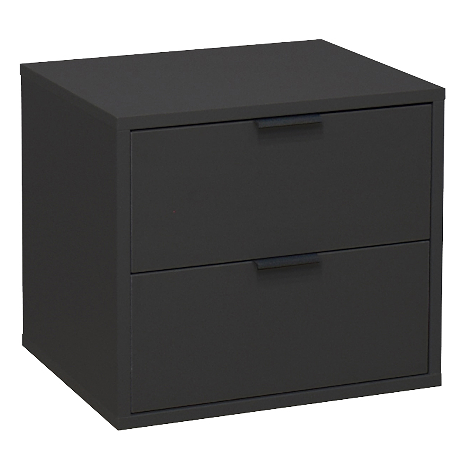 Kommode - anthrazit matt - 2 Schubkästen