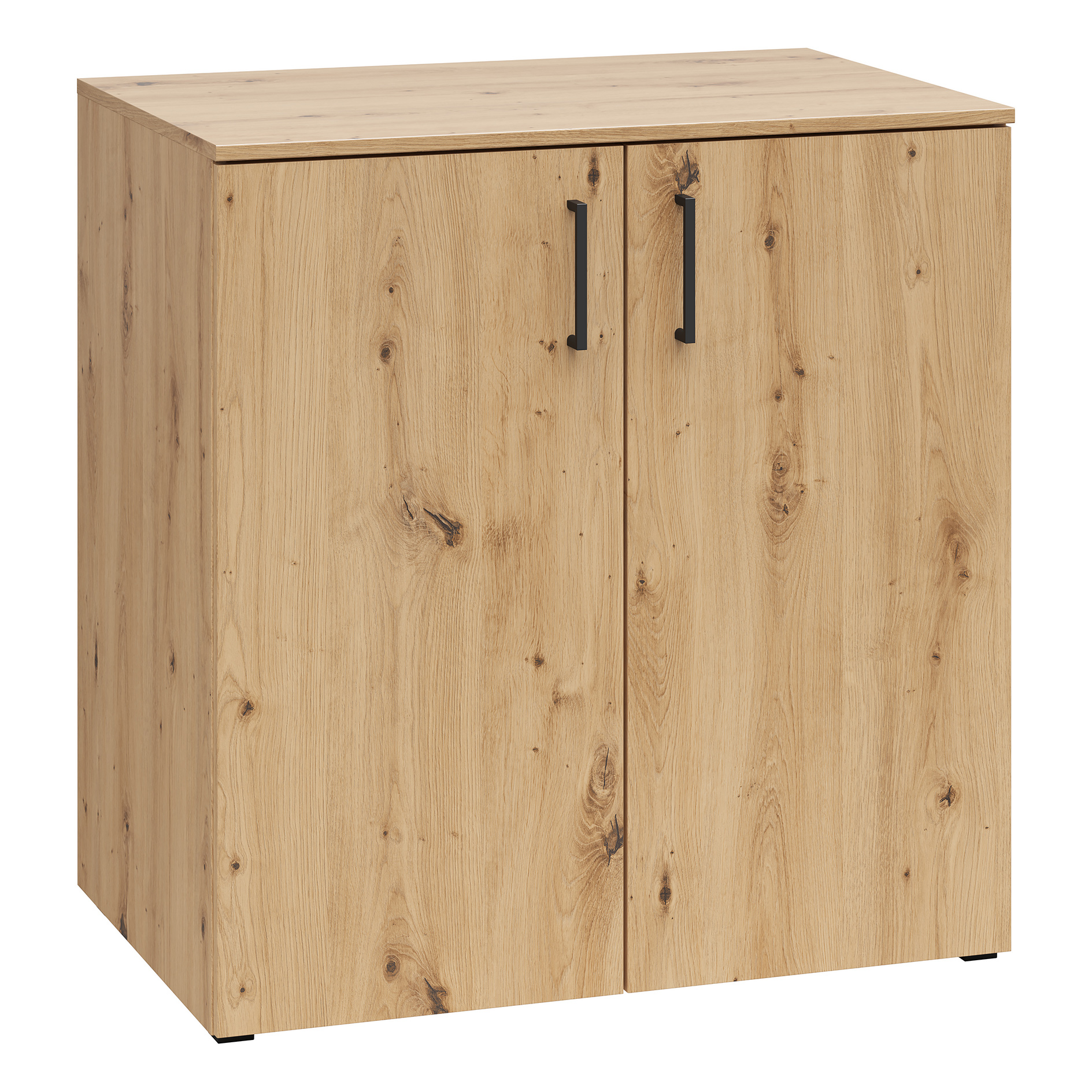 Kommode - Artisan Eiche - 2 Türen - XL-Tiefe - 80 cm breit