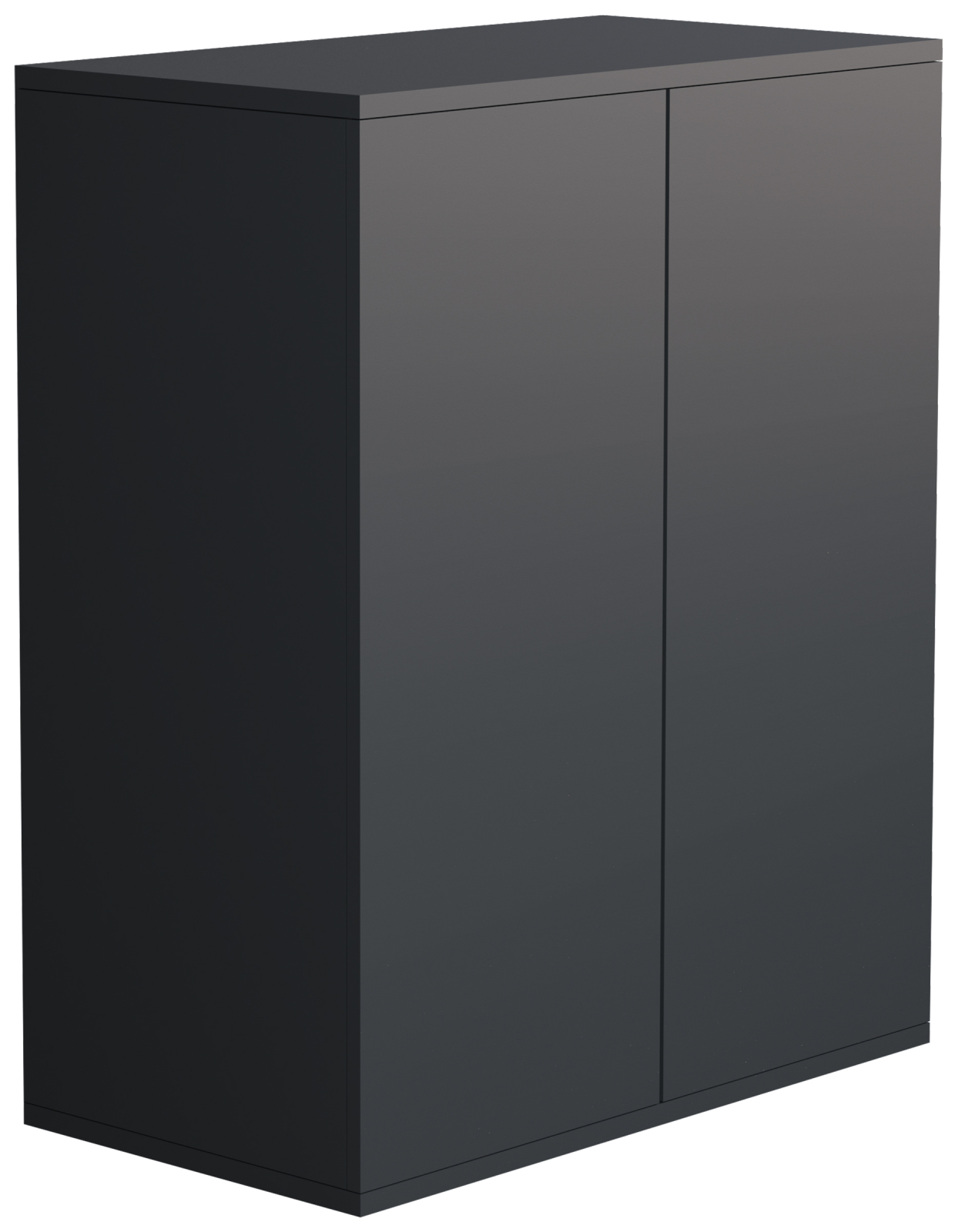 Kommode DALOSA - anthrazit - 2 Fächer - 60 cm