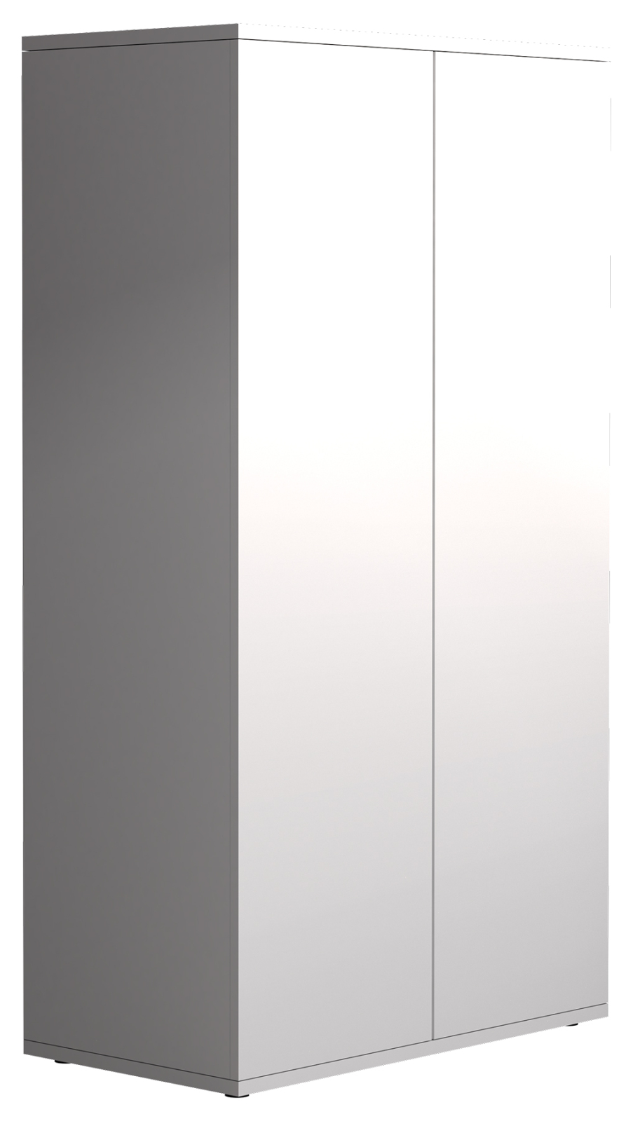Kommode DALOSA - weiß - 3 Fächer - 60 cm