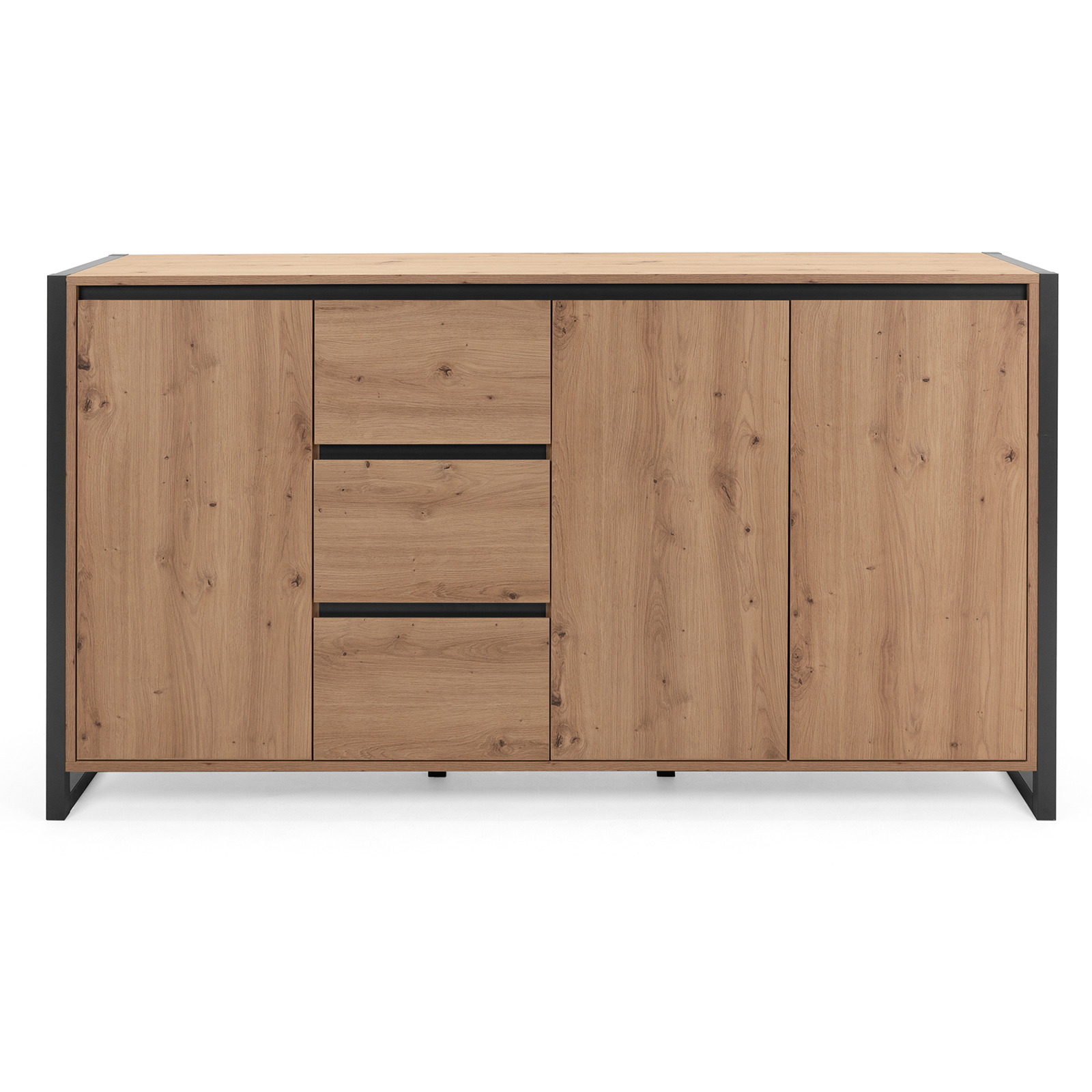 Kommode DENVER - Artisan Eiche - anthrazit - 160 cm