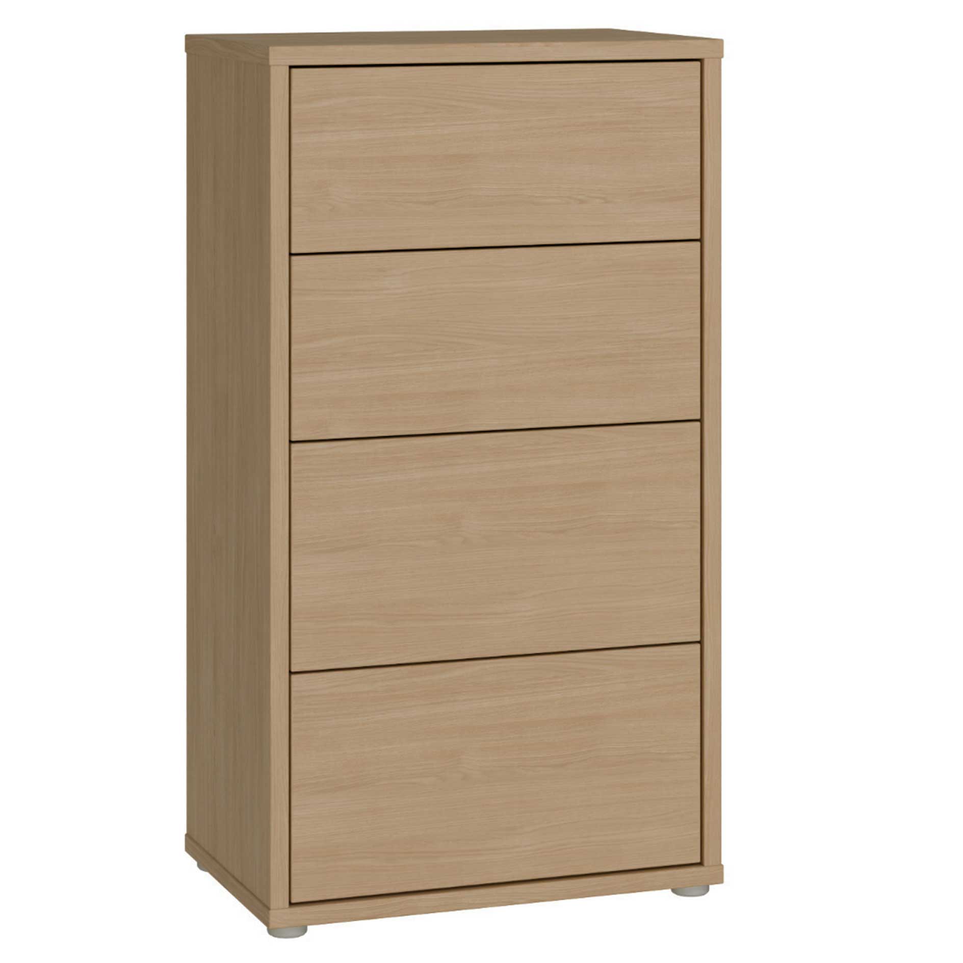 Kommode - Elegancia Eiche - 4 Schubkästen - 55 cm