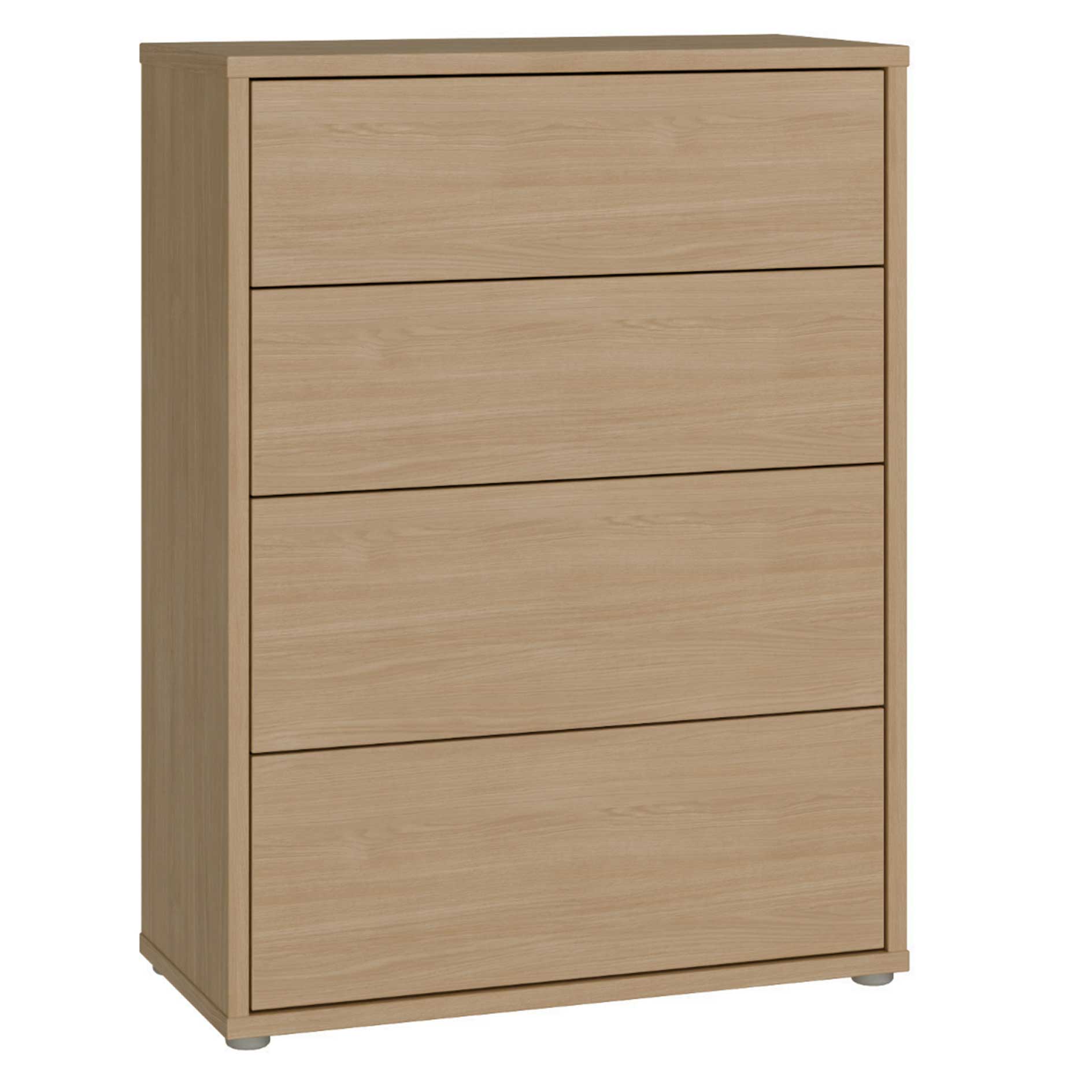 Kommode - Elegancia Eiche - 4 Schubkästen - 75 cm