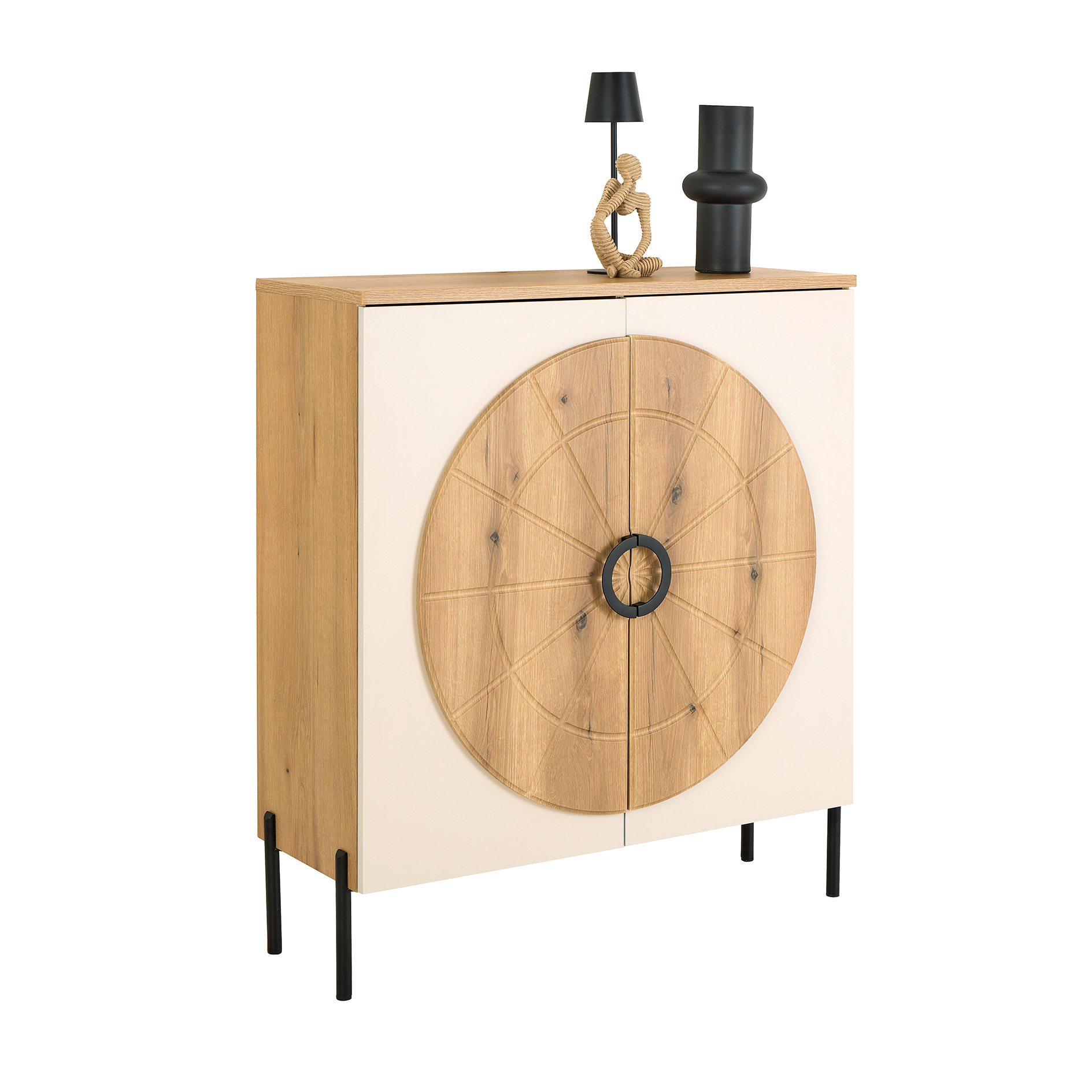 Kommode - Evoke Eiche-Kashmir - 2 Türen - 100 cm