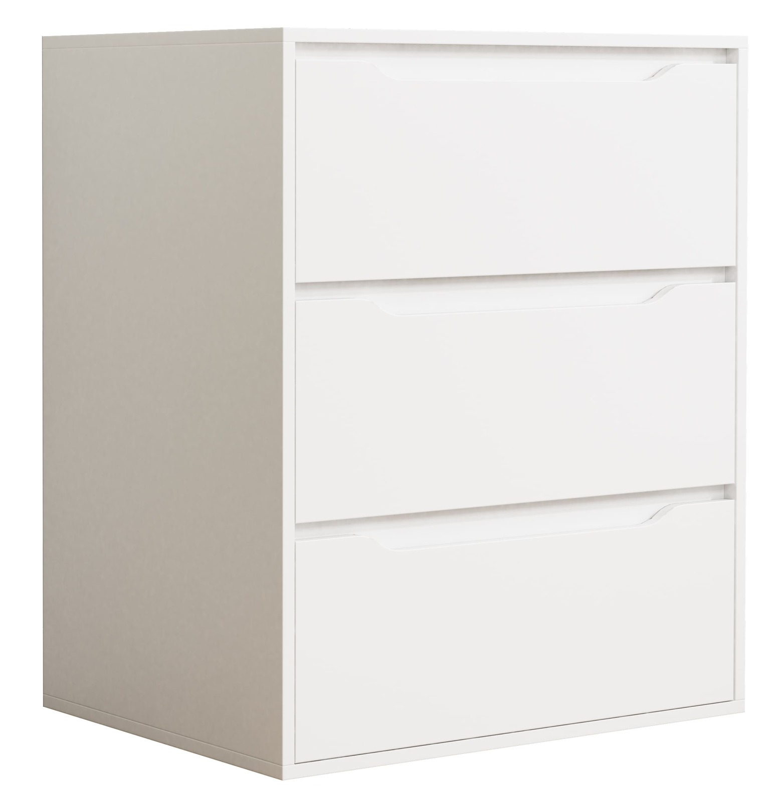 Kommode MALIRA L - weiß - 78 cm hoch