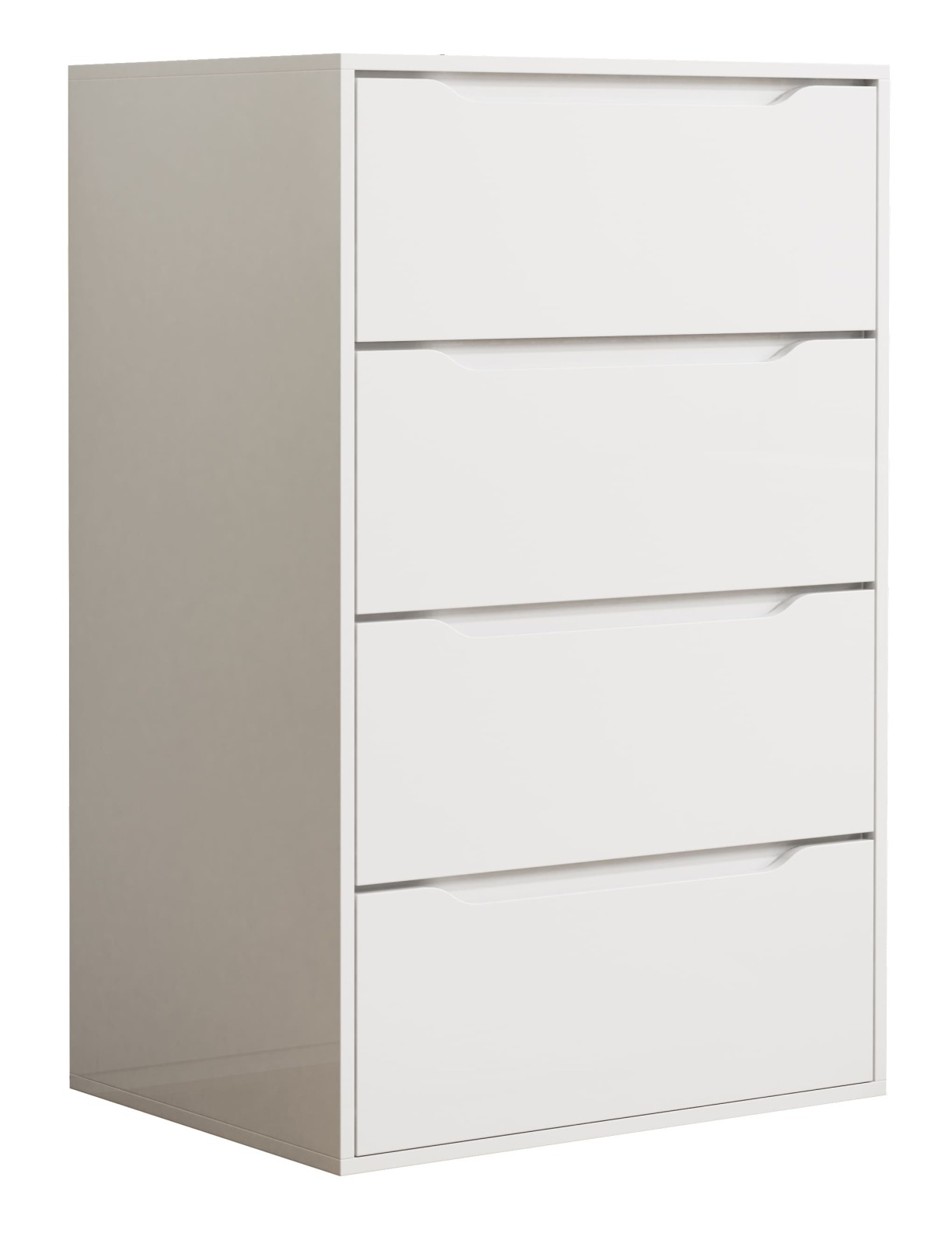 Kommode MALIRA XL - weiß - 102 cm hoch