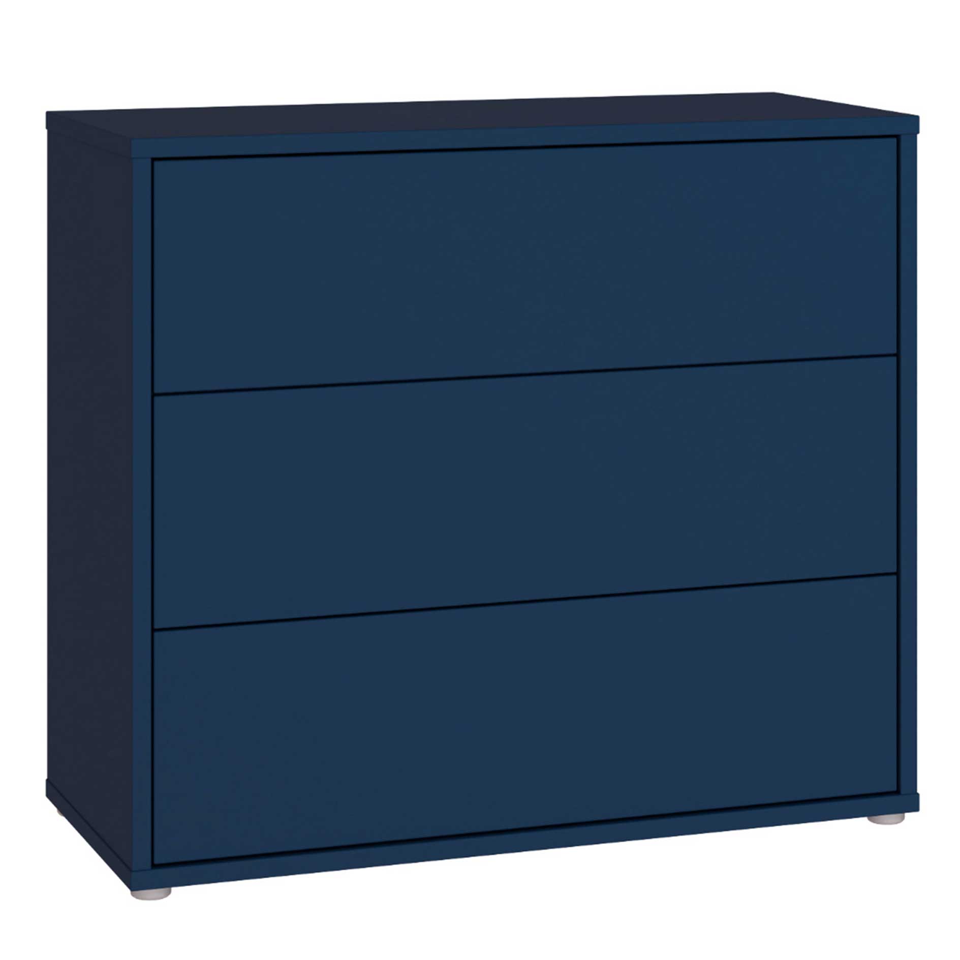 Kommode - nachtblau - 3 Schubkästen - 95 cm
