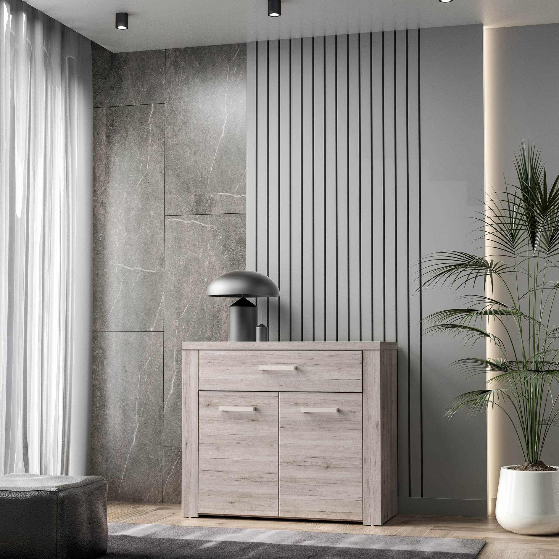 Kommode - Sandeiche - 96 cm breit