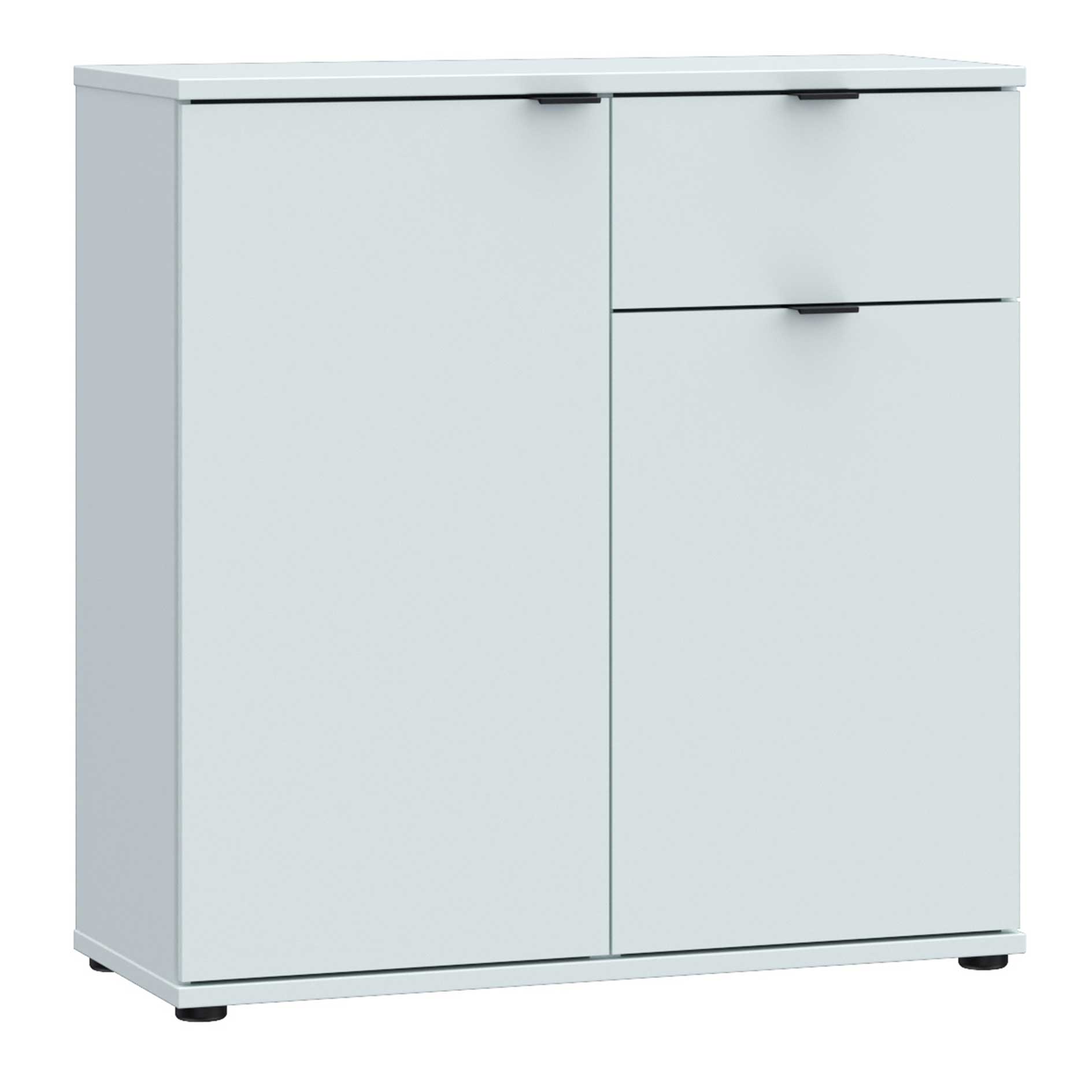 Kommode - secret grey - 2 Türen - ein Schubkasten - 80 cm