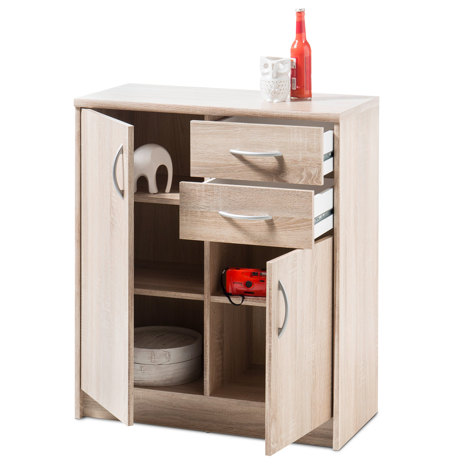 Kommode - Sonoma Eiche - 2 Schubkästen
