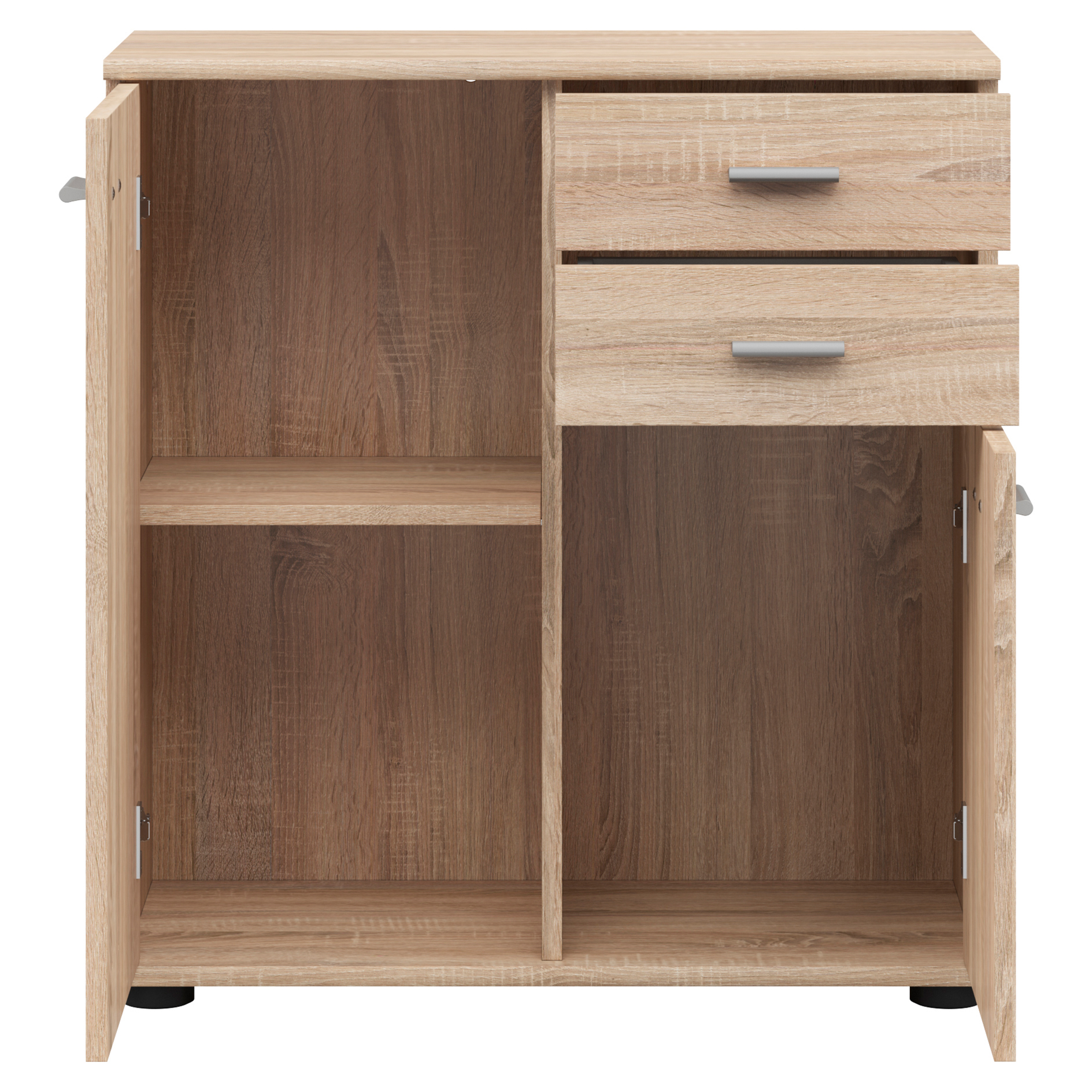 Kommode - Sonoma Eiche - 2 Schubladen - 71 cm breit