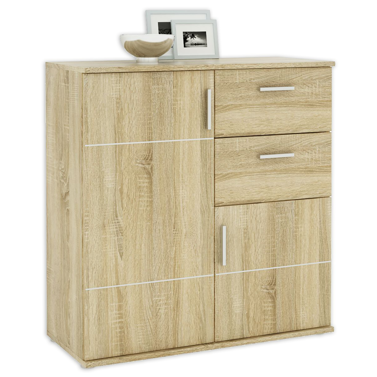Kommode - Sonoma Eiche - 88 cm breit