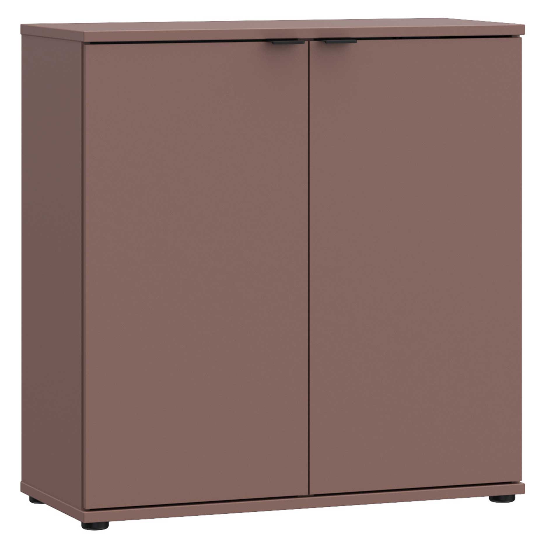Kommode - terrakotta - 2 Türen - 80 cm