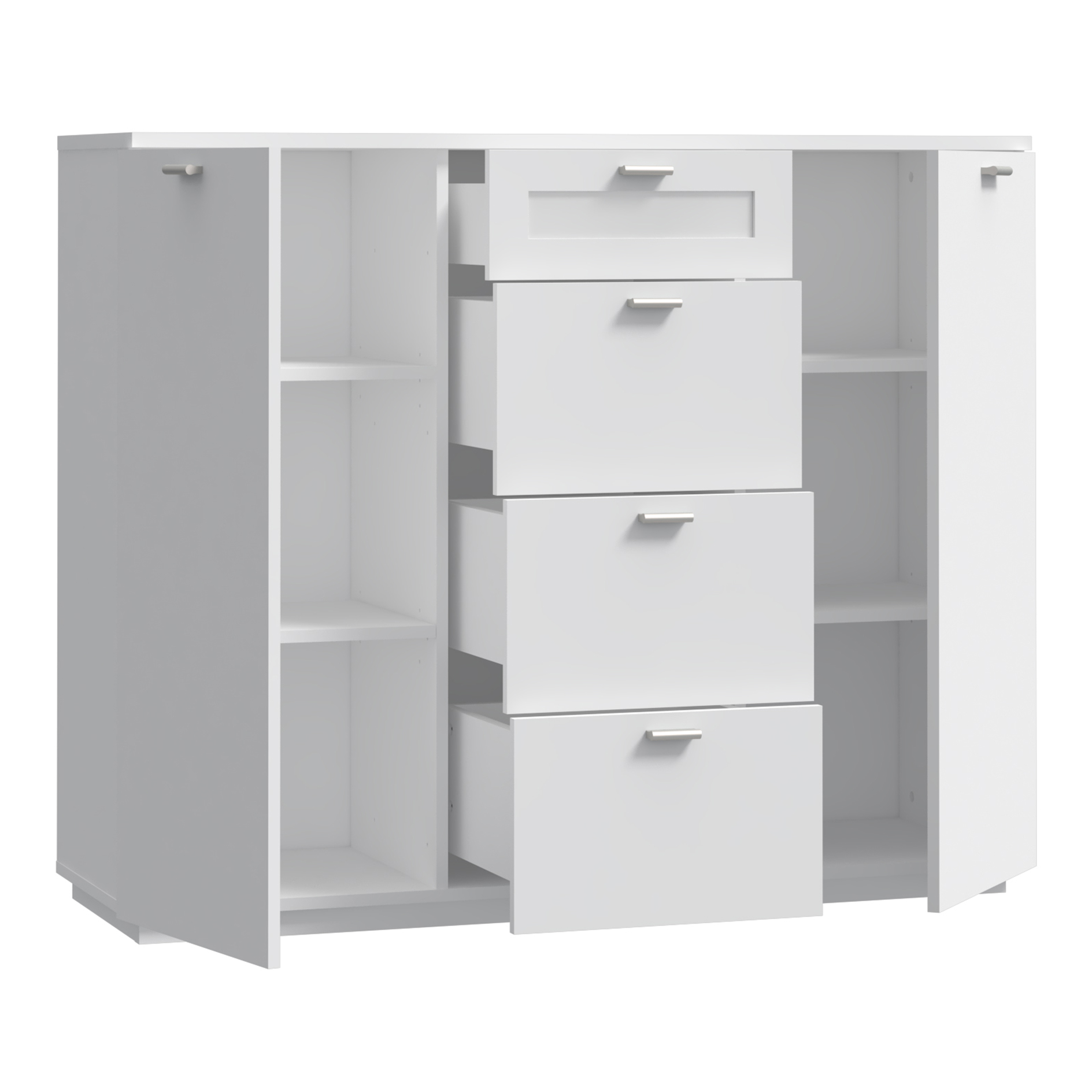 Kommode weiß 119,5 cm breit Online bei ROLLER kaufen