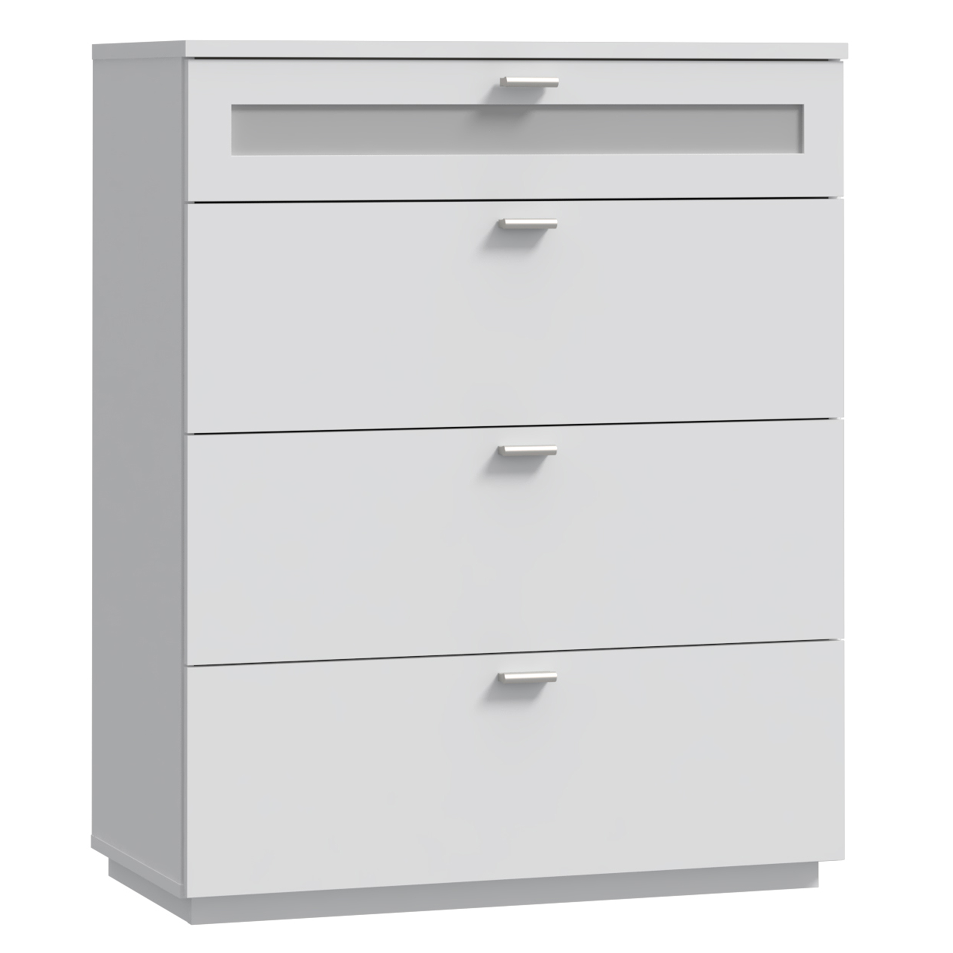 Kommode - weiß - 80 cm breit