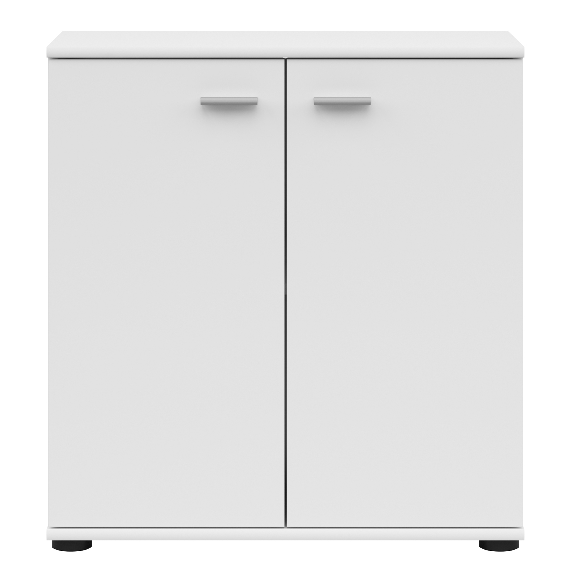 Kommode - weiß matt - 2 Türen - 71 cm breit