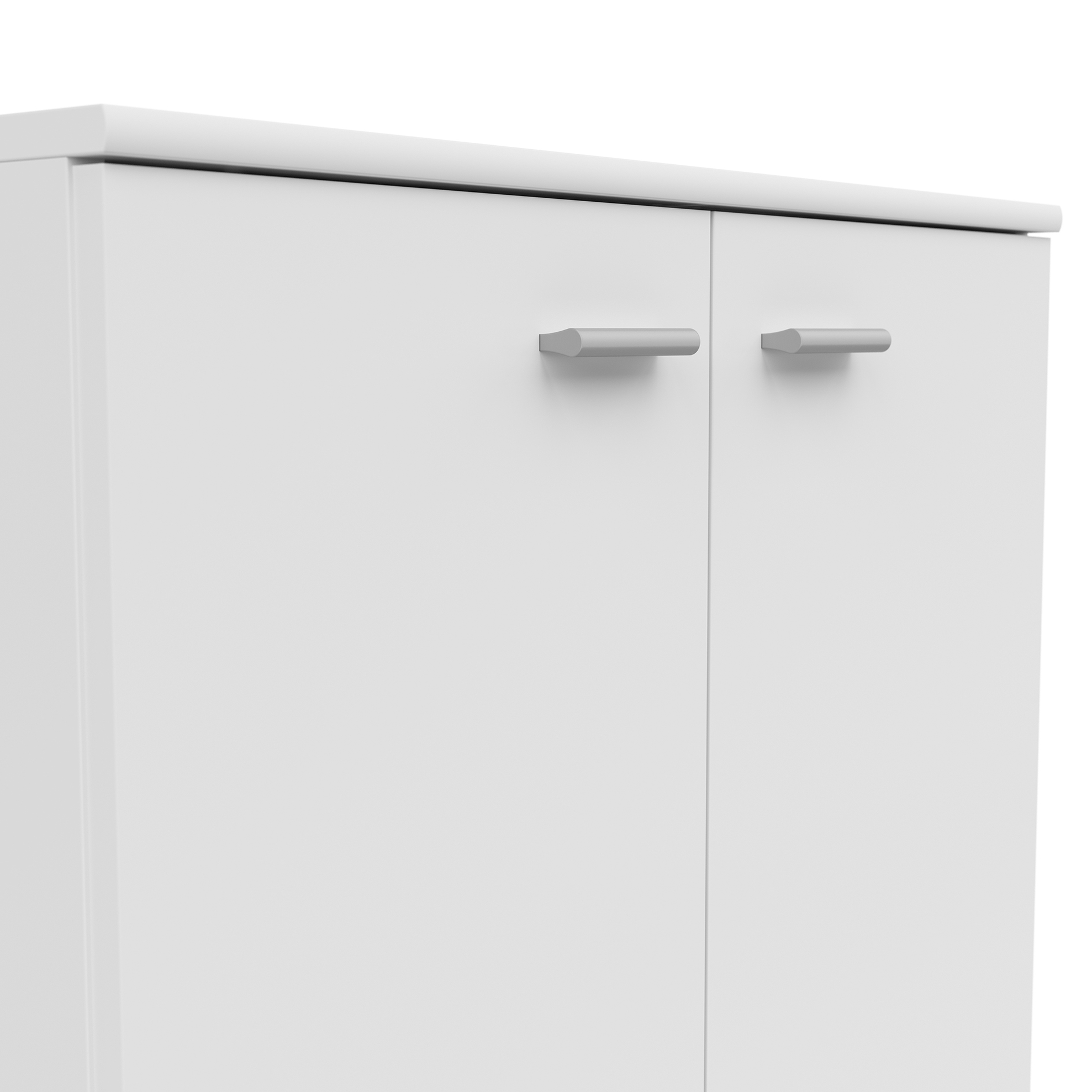 Kommode - weiß matt - 2 Türen - 71 cm breit