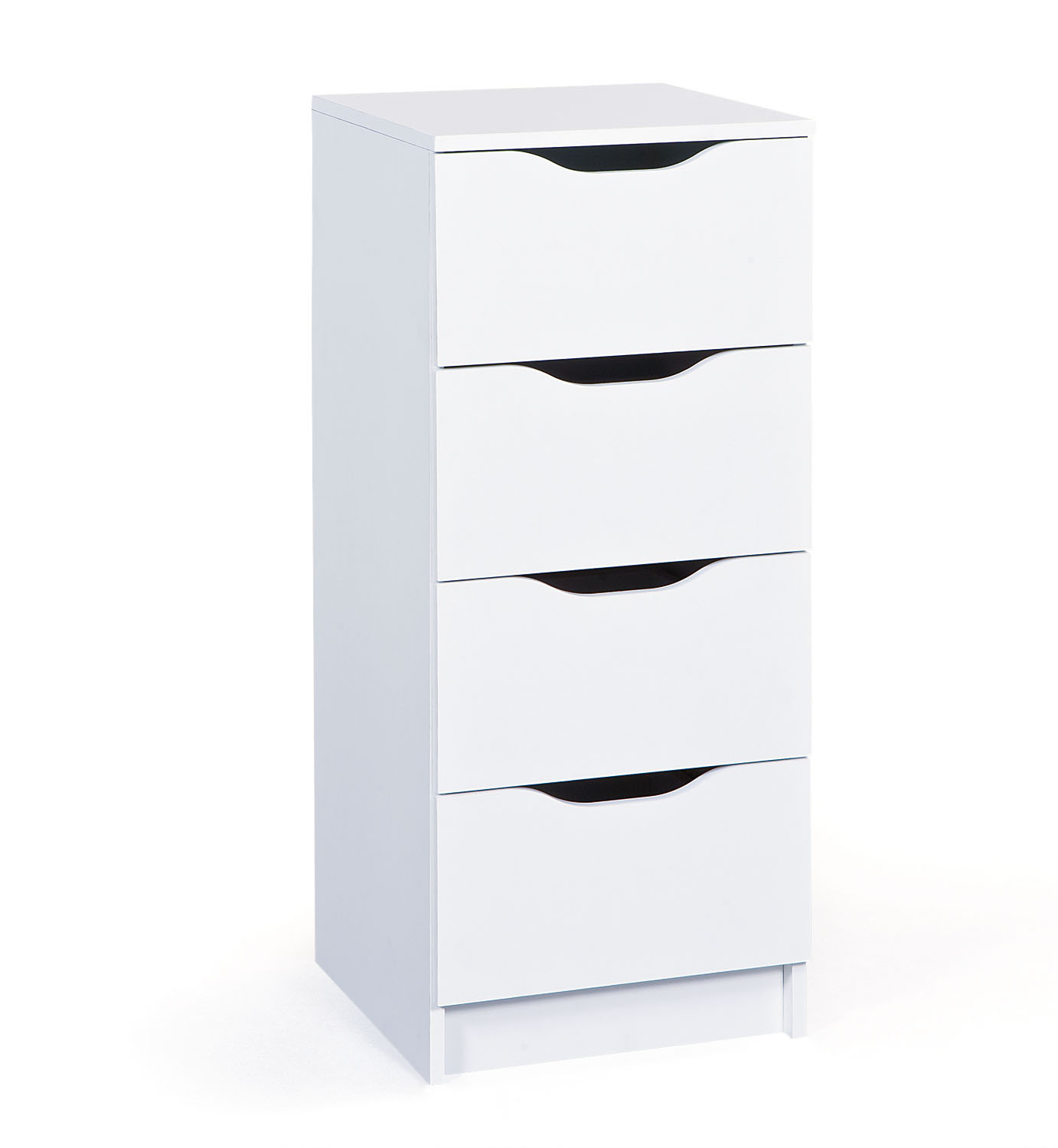 Kommode WESTPHALEN - weiß - 91,5 cm hoch