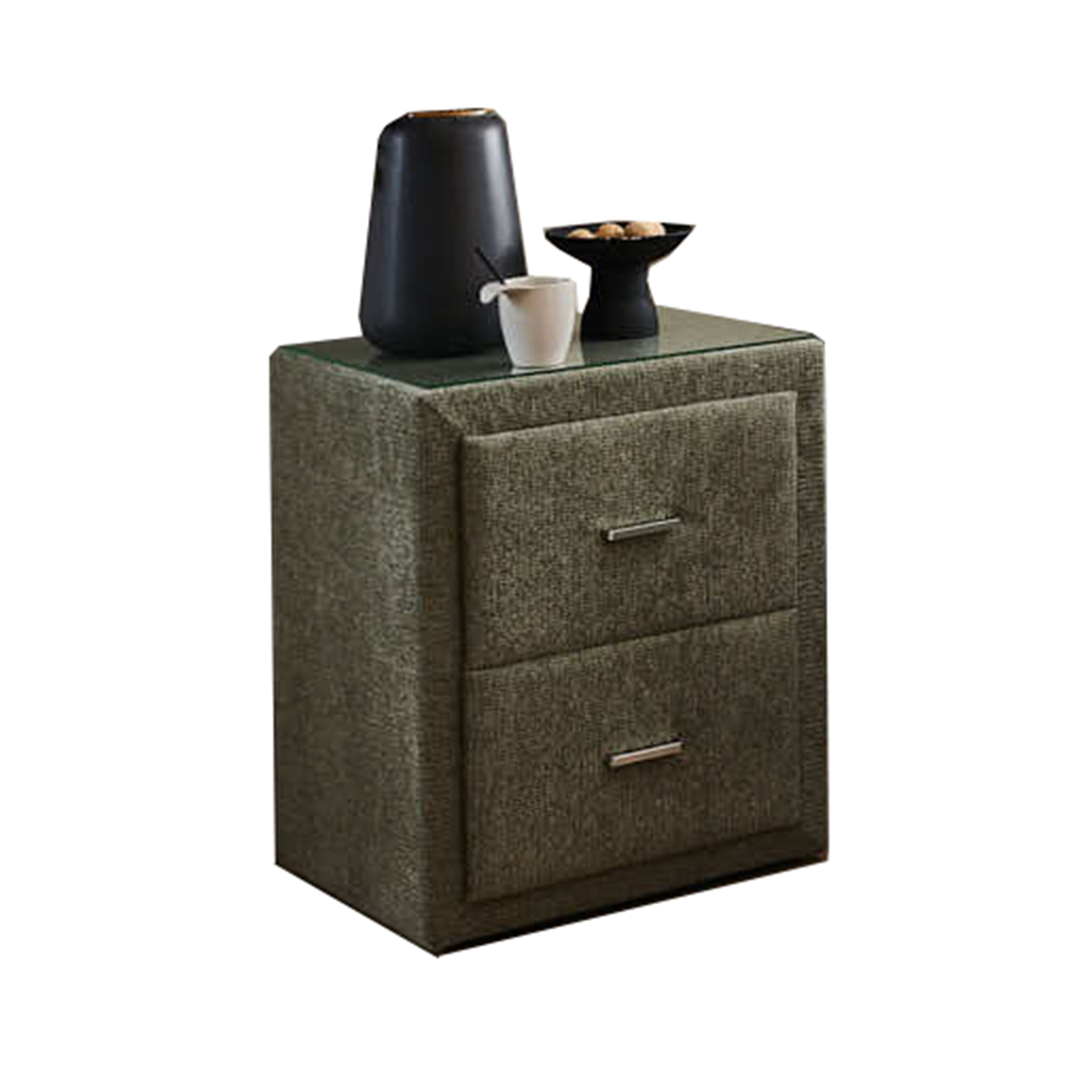 Konsole - grün - 2 Schubkästen