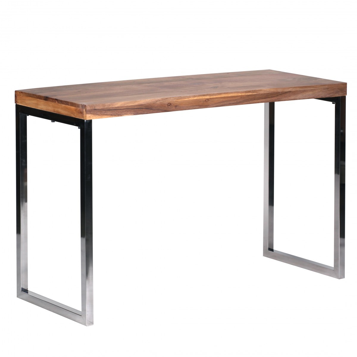 Konsolentisch - Akazie massiv - Metall - 120 cm