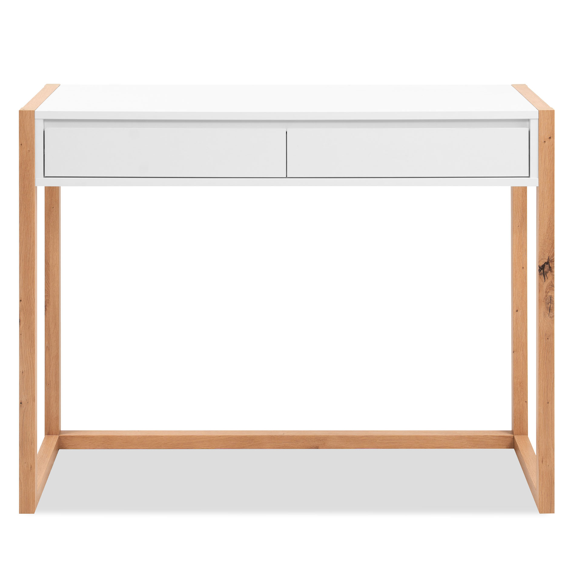 Konsolentisch DENVER - weiß - Artisan Eiche - 100 cm breit