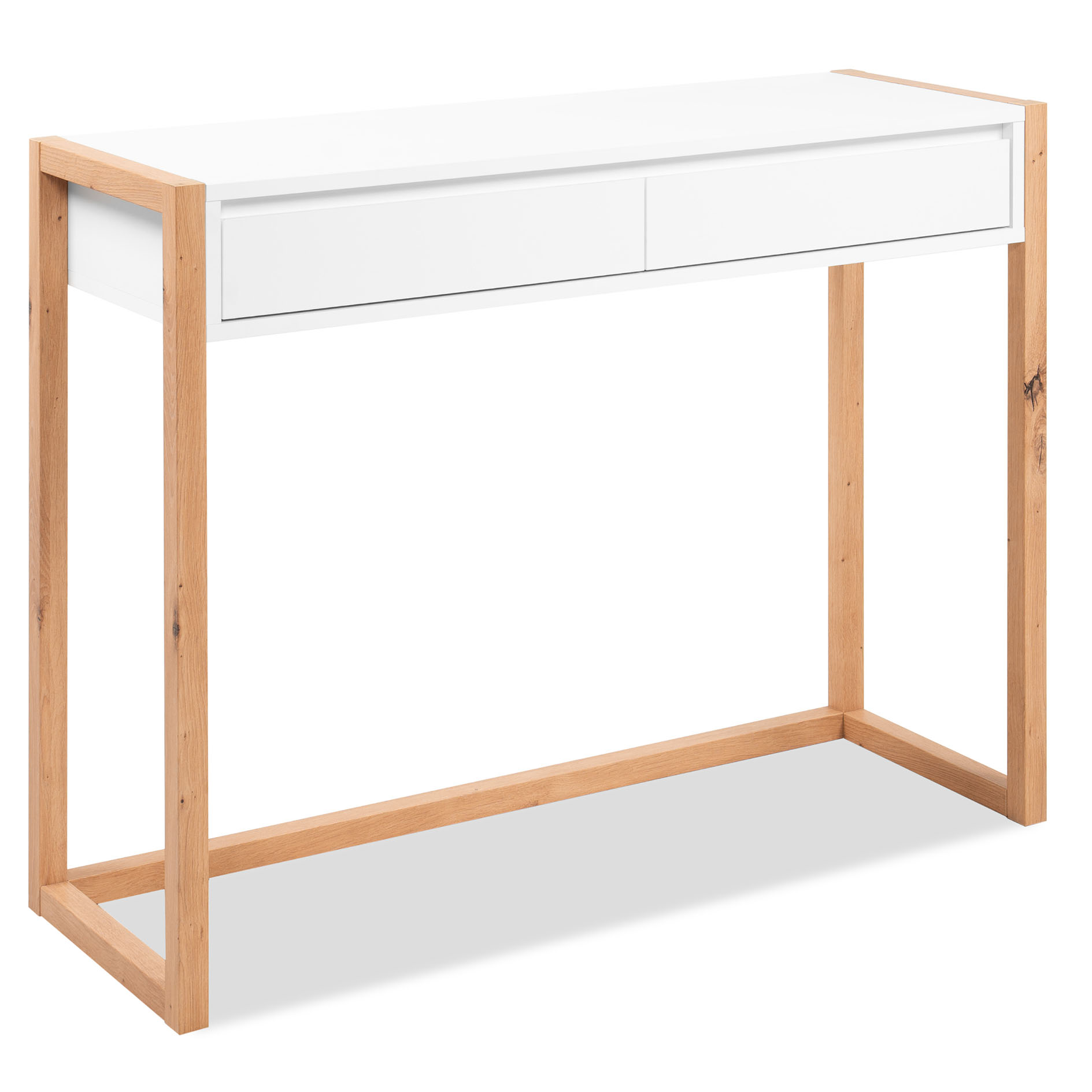 Konsolentisch DENVER - weiß - Artisan Eiche - 100 cm breit
