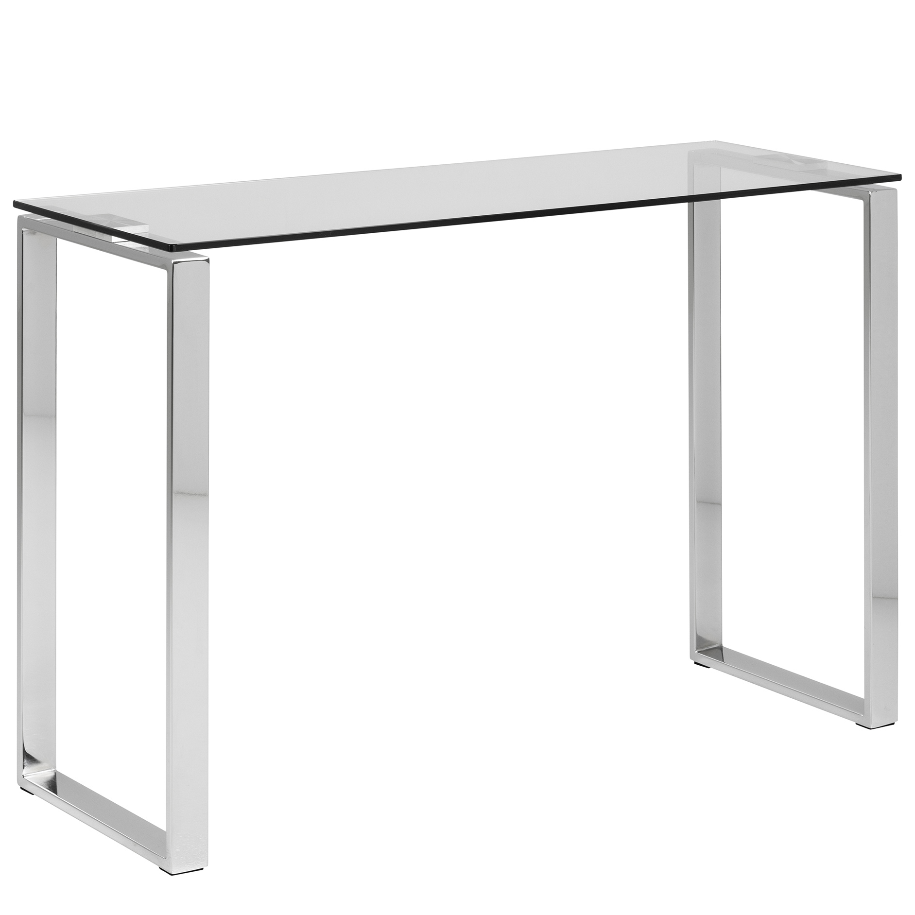 Konsolentisch KATRINE - silberfarben-transparent - 110 cm breit