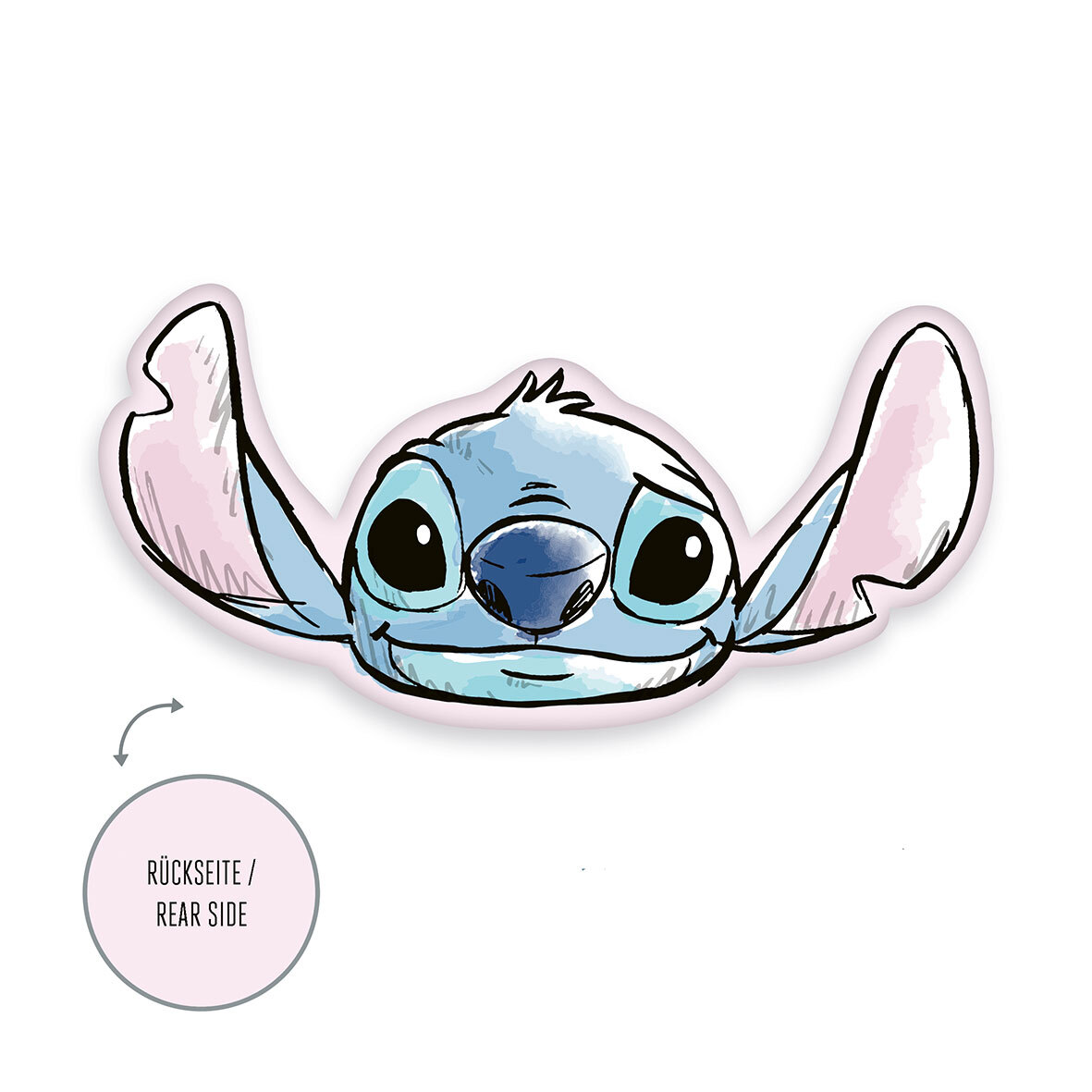 Konturenkissen DISNEY STITCH - bunt - 42,5x21,5 cm